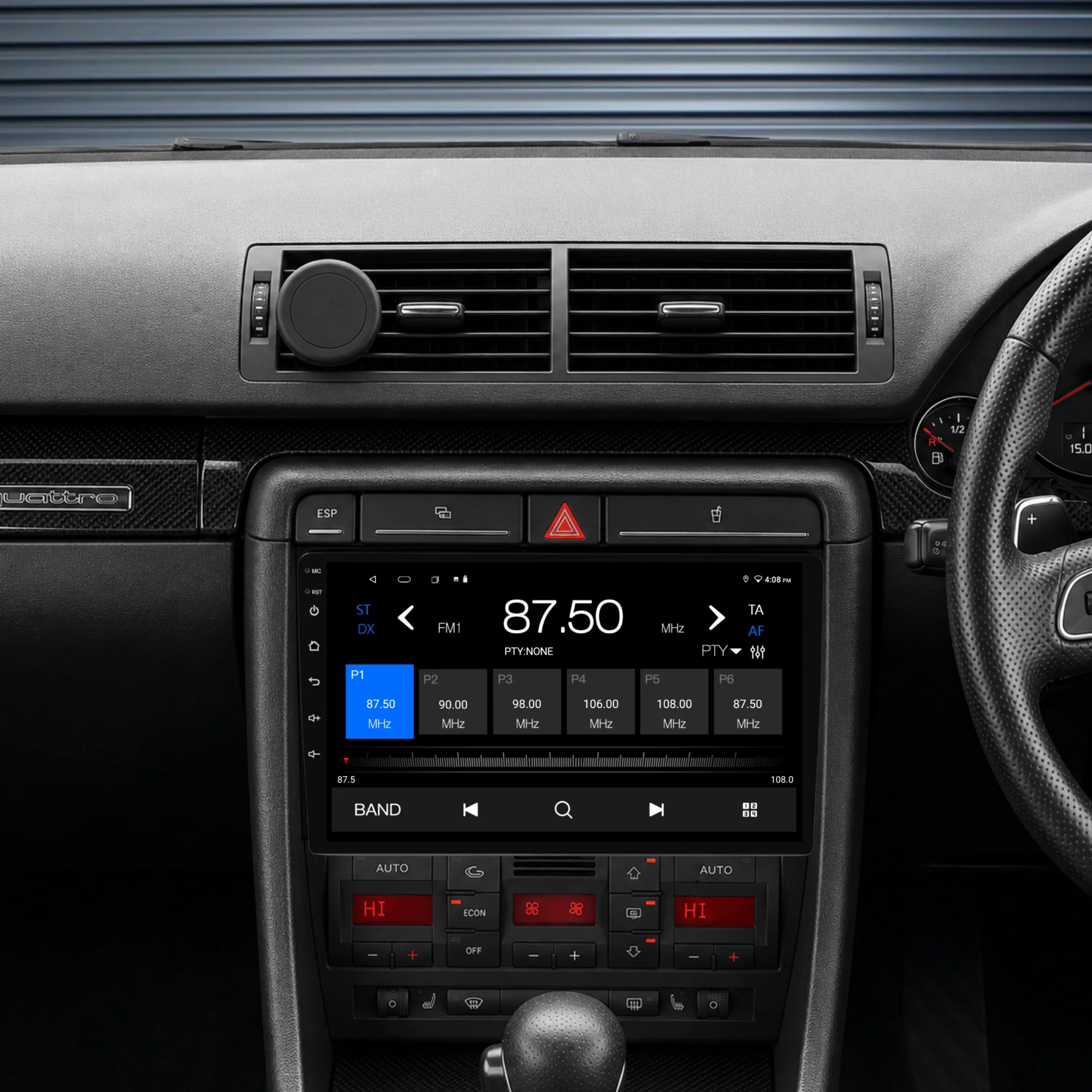 Audi A4 B6 B7 (2001-2008) Plug & Play Head Unit Upgrade Kit: Car Radio with Wireless & Wired Apple CarPlay & Android Auto - Image 5