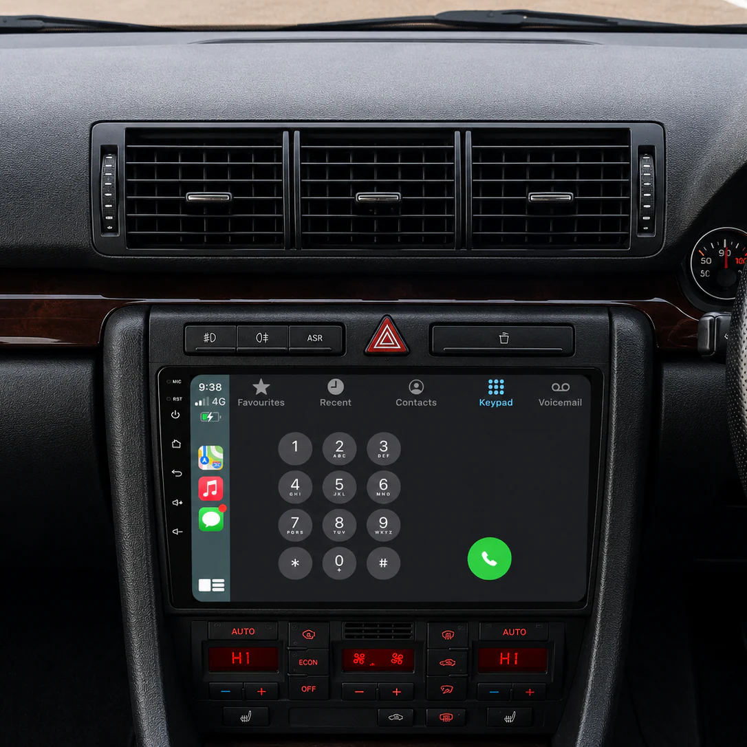 Audi A6 C5 (1997-2004) Plug & Play Head Unit Upgrade Kit: Car Radio with Wireless & Wired Apple CarPlay & Android Auto - Image 3