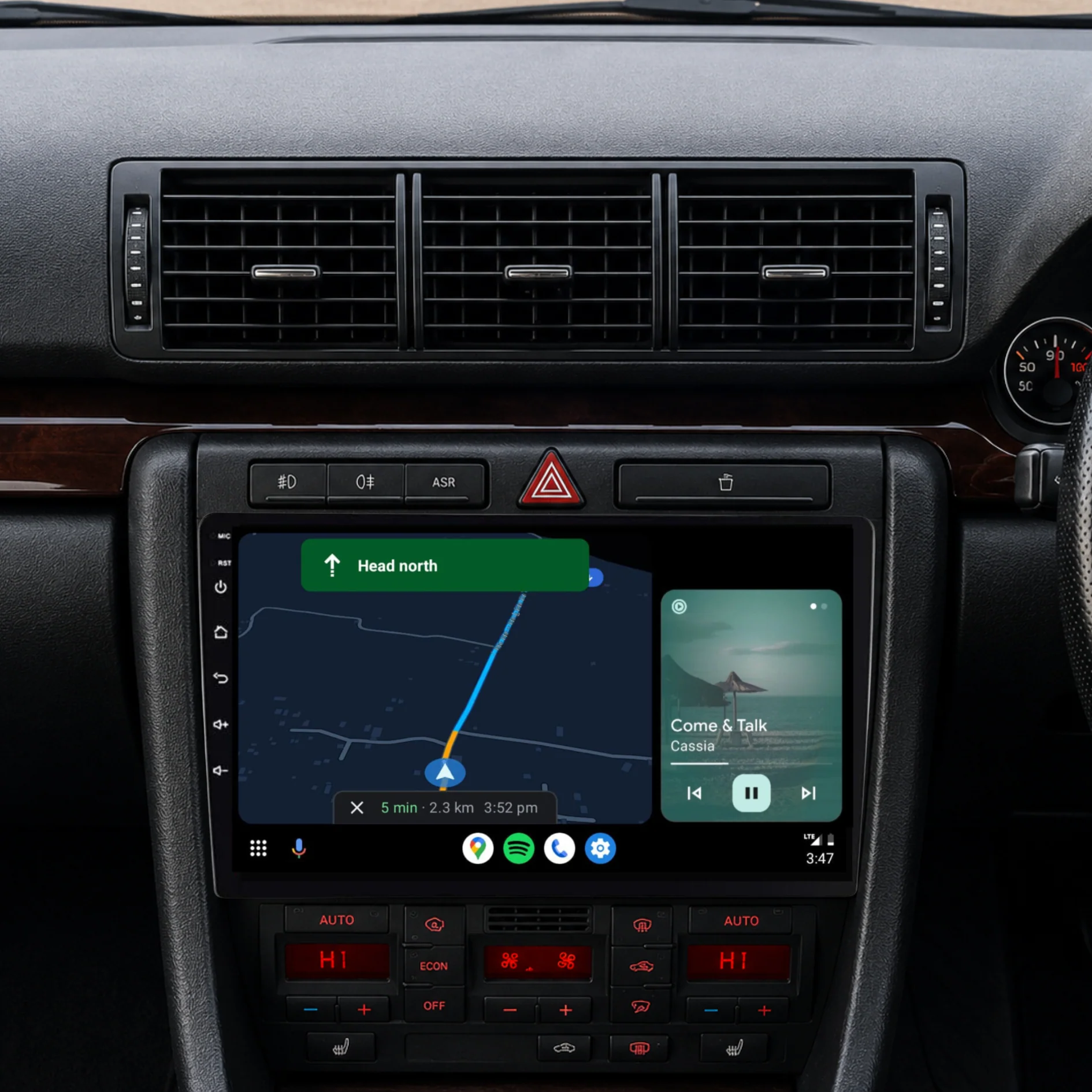 Audi A6 C5 (1997-2004) Plug & Play Head Unit Upgrade Kit: Car Radio with Wireless & Wired Apple CarPlay & Android Auto - Image 4