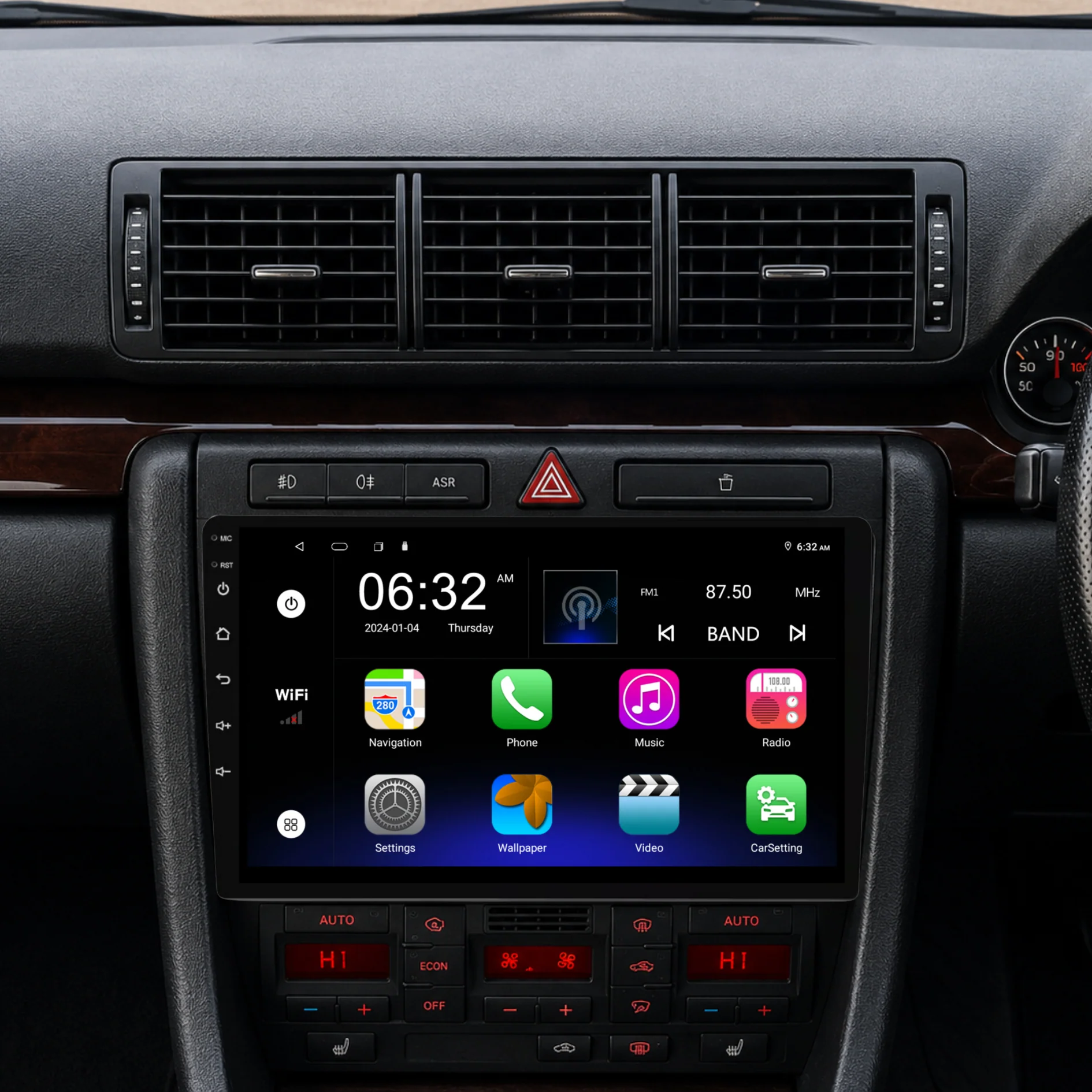 Audi A6 C5 (1997-2004) Plug & Play Head Unit Upgrade Kit: Car Radio with Wireless & Wired Apple CarPlay & Android Auto - Image 6