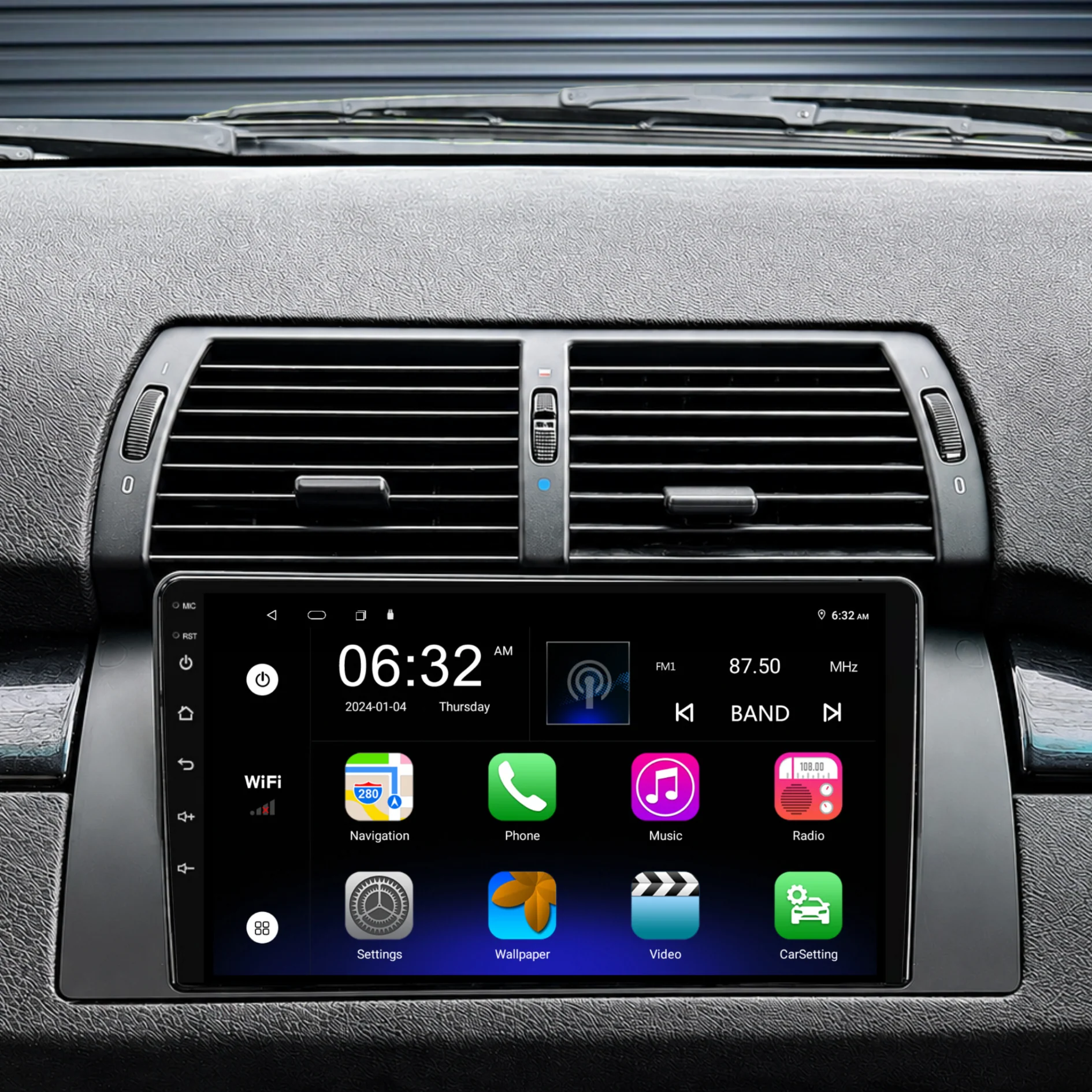 BMW X5 E53 E39 (1995-2006) Plug & Play Apple CarPlay & Android Auto Head Unit Upgrade Kit Wireless Touchscreen Replacement - Image 6