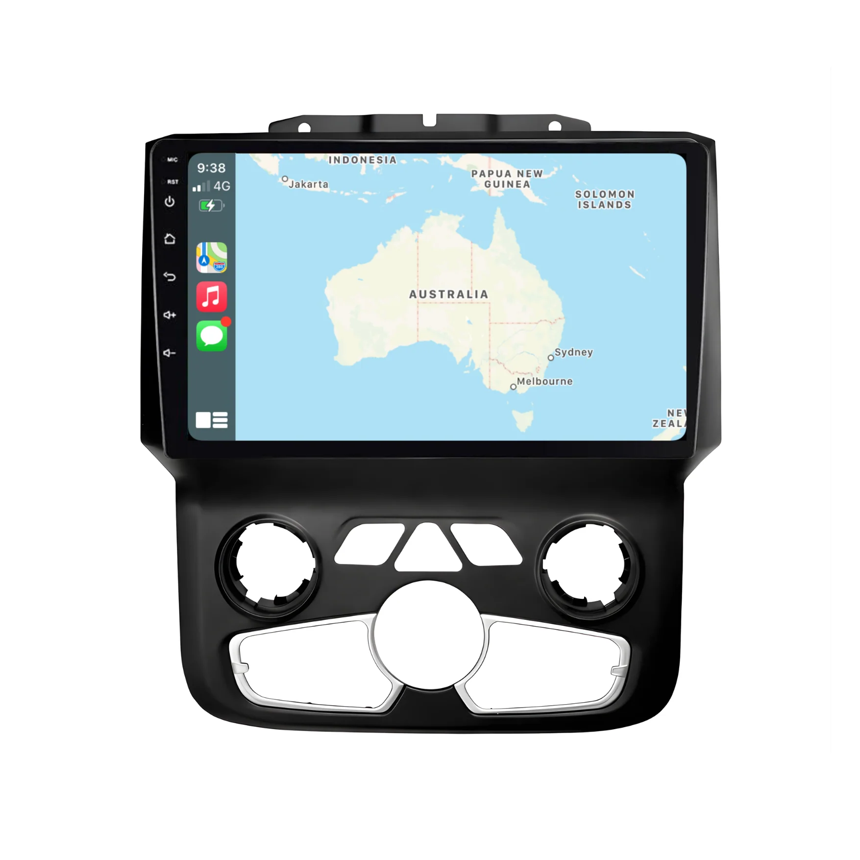 Dodge RAM 1500/2500 (2013-2019) Plug & Play Head Unit Upgrade Kit: Car Radio with Wireless & Wired Apple CarPlay & Android Auto - Image 3