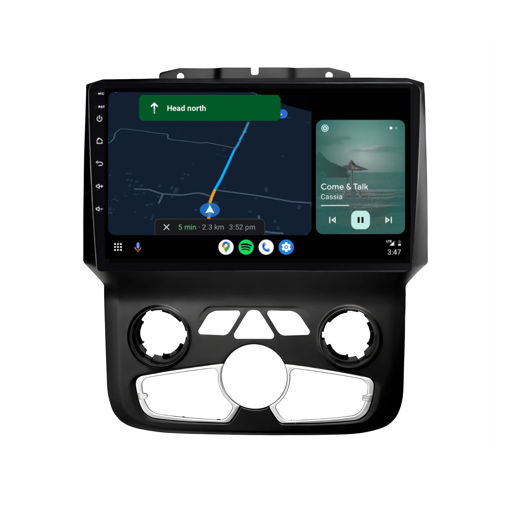 Dodge RAM 1500/2500 (2013-2019) Plug & Play Head Unit Upgrade Kit: Car Radio with Wireless & Wired Apple CarPlay & Android Auto - Image 5
