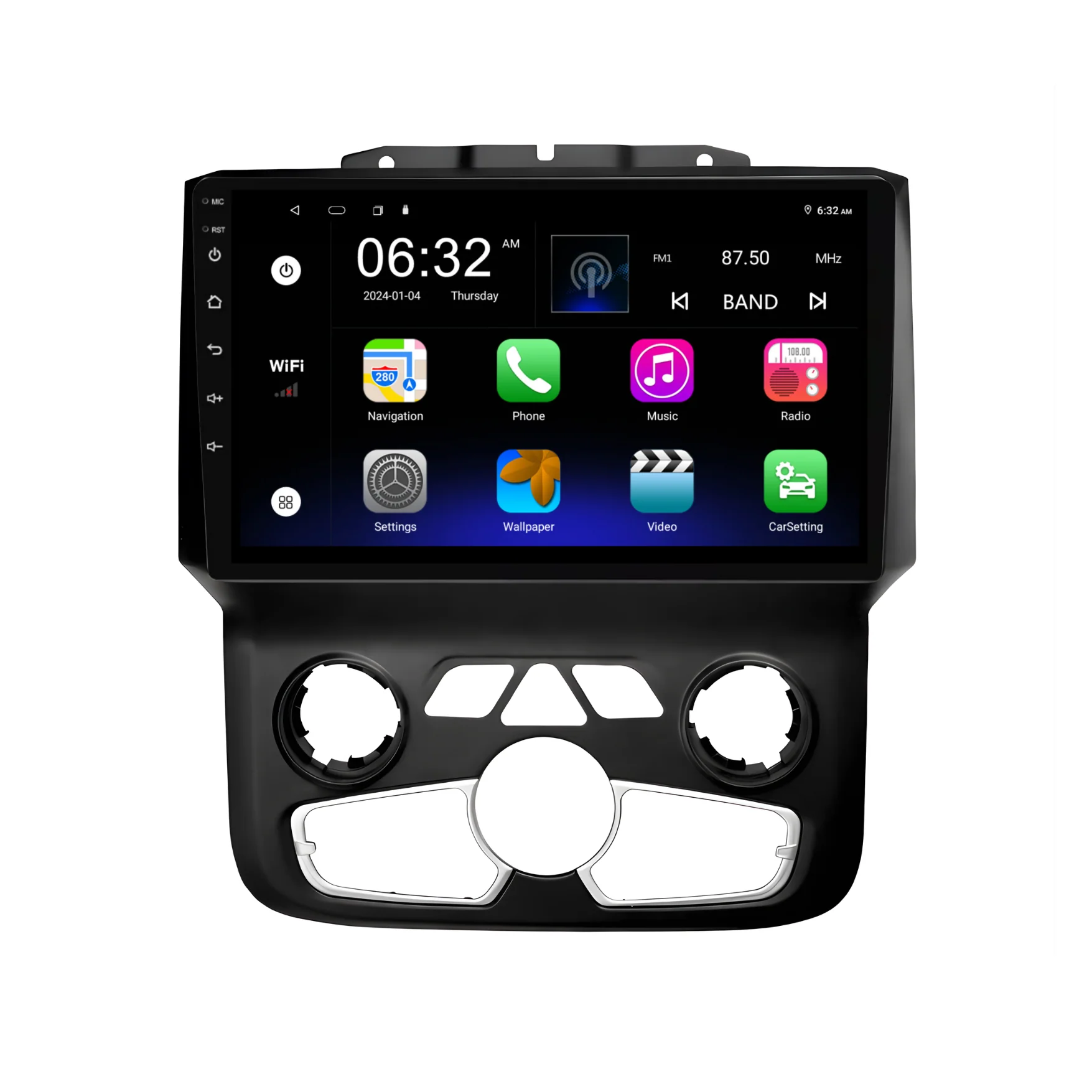 Dodge RAM 1500/2500 (2013-2019) Plug & Play Head Unit Upgrade Kit: Car Radio with Wireless & Wired Apple CarPlay & Android Auto - Image 6