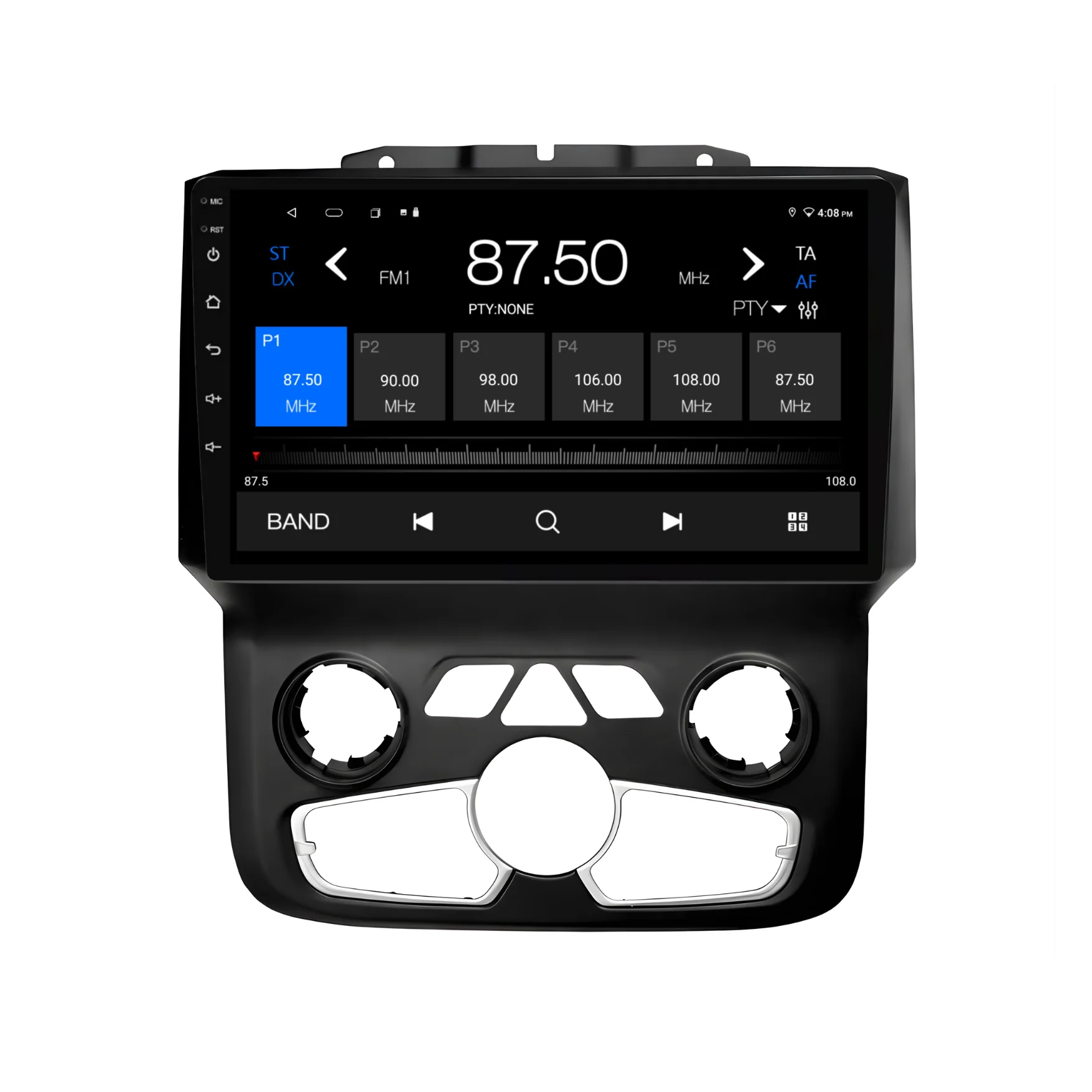 Dodge RAM 1500/2500 (2013-2019) Plug & Play Head Unit Upgrade Kit: Car Radio with Wireless & Wired Apple CarPlay & Android Auto - Image 7