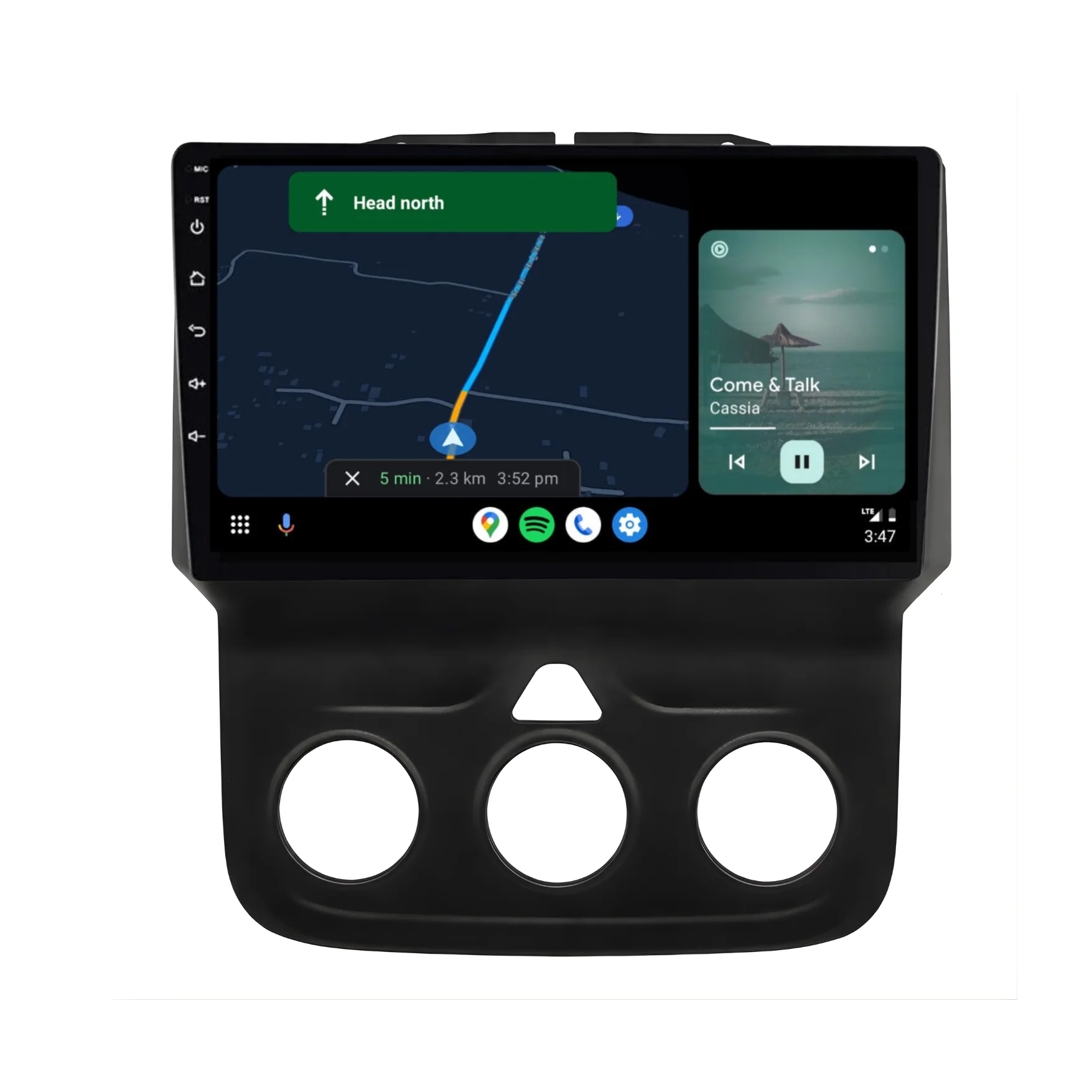 Dodge RAM 1500/5500 (2013-2019) Plug & Play Head Unit Upgrade Kit: Car Radio with Wireless & Wired Apple CarPlay & Android Auto - Image 5