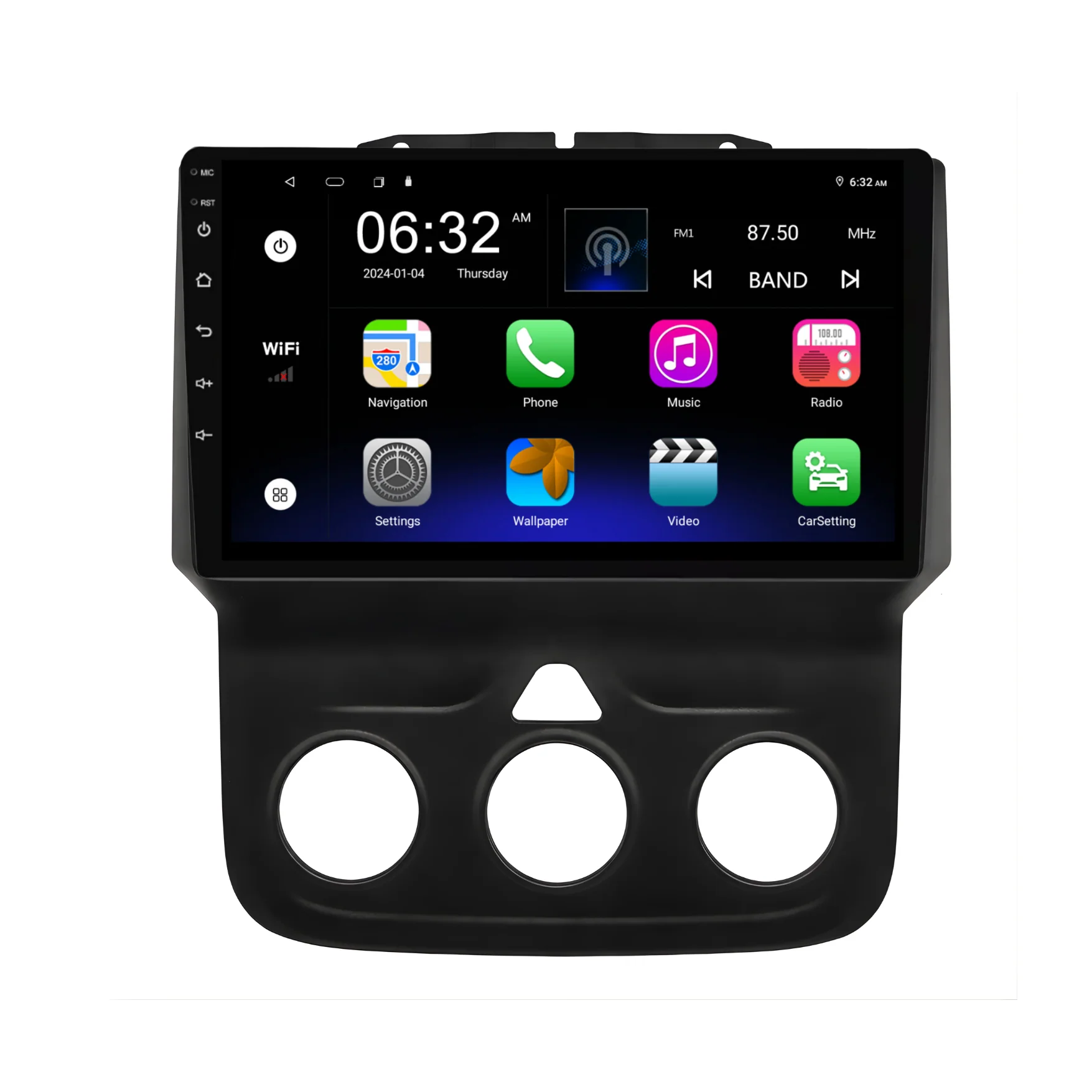 Dodge RAM 1500/5500 (2013-2019) Plug & Play Head Unit Upgrade Kit: Car Radio with Wireless & Wired Apple CarPlay & Android Auto - Image 7