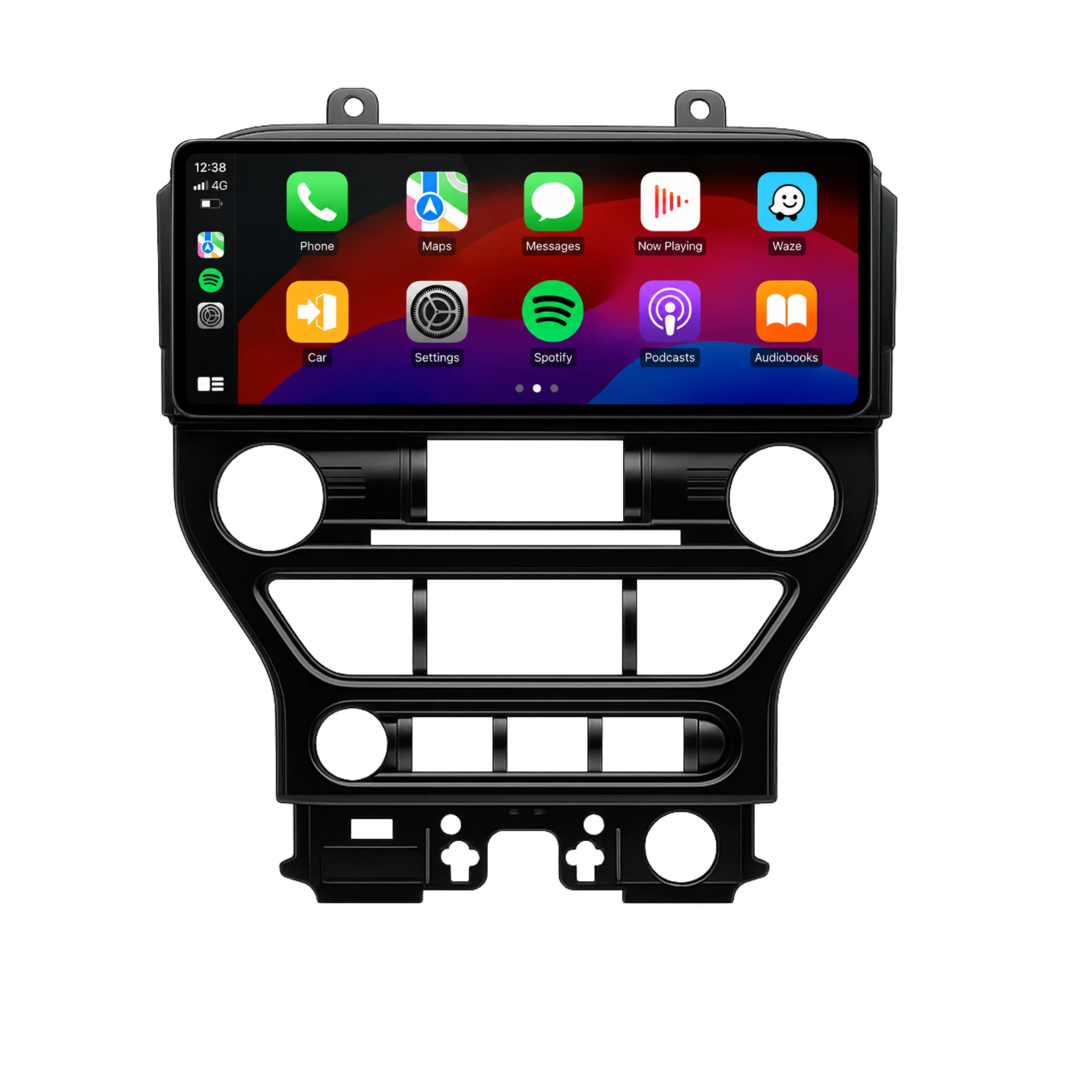 Ford Mustang (2015-2021) 12.3" HD Large Premium Plug & Play Head Unit Upgrade Kit: Car Radio with Wireless & Wired Apple CarPlay & Android Auto - Image 2