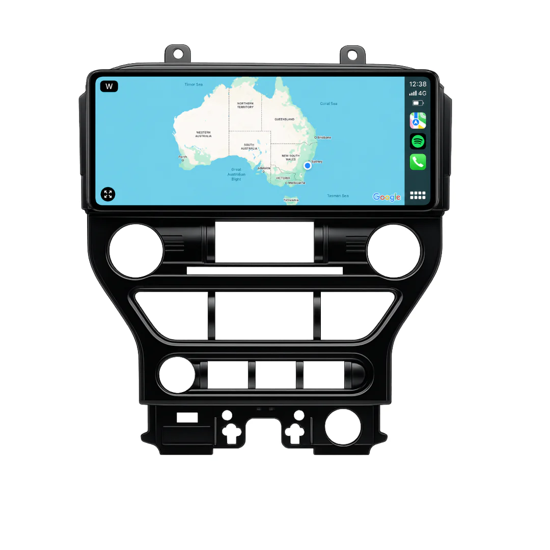 Ford Mustang (2015-2021) 12.3" HD Large Premium Plug & Play Head Unit Upgrade Kit: Car Radio with Wireless & Wired Apple CarPlay & Android Auto - Image 3
