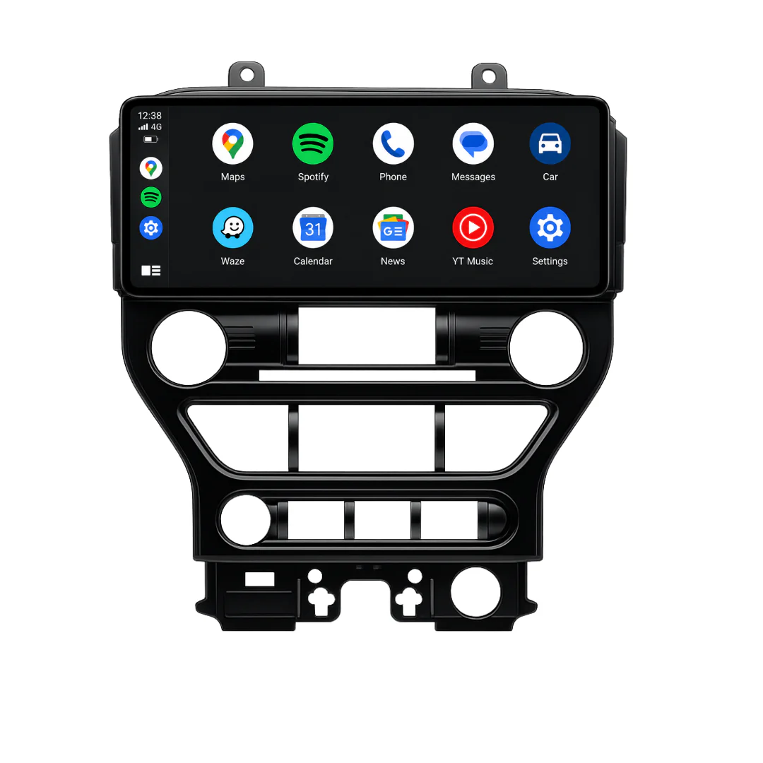 Ford Mustang (2015-2021) 12.3" HD Large Premium Plug & Play Head Unit Upgrade Kit: Car Radio with Wireless & Wired Apple CarPlay & Android Auto - Image 4