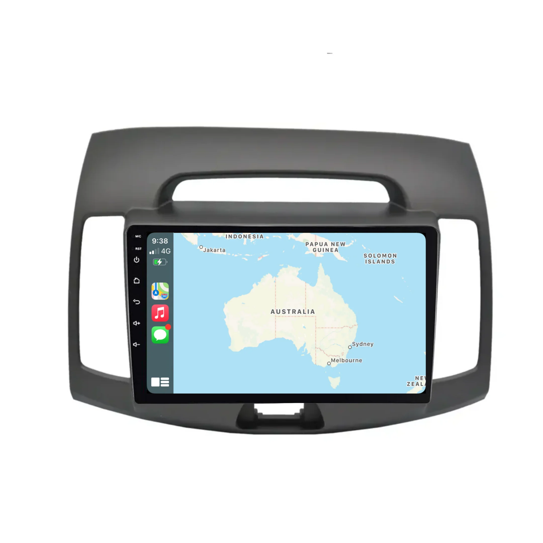 Hyundai Elantra (2008-2010) Plug & Play Head Unit Upgrade Kit: Car Radio with Wireless & Wired Apple CarPlay & Android Auto - Image 2
