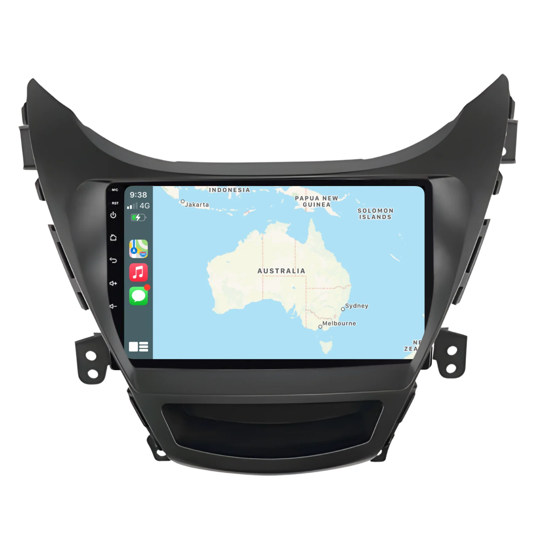 Hyundai Elantra (2011-2014) Plug & Play Head Unit Upgrade Kit: Car Radio with Wireless & Wired Apple CarPlay & Android Auto - Image 2