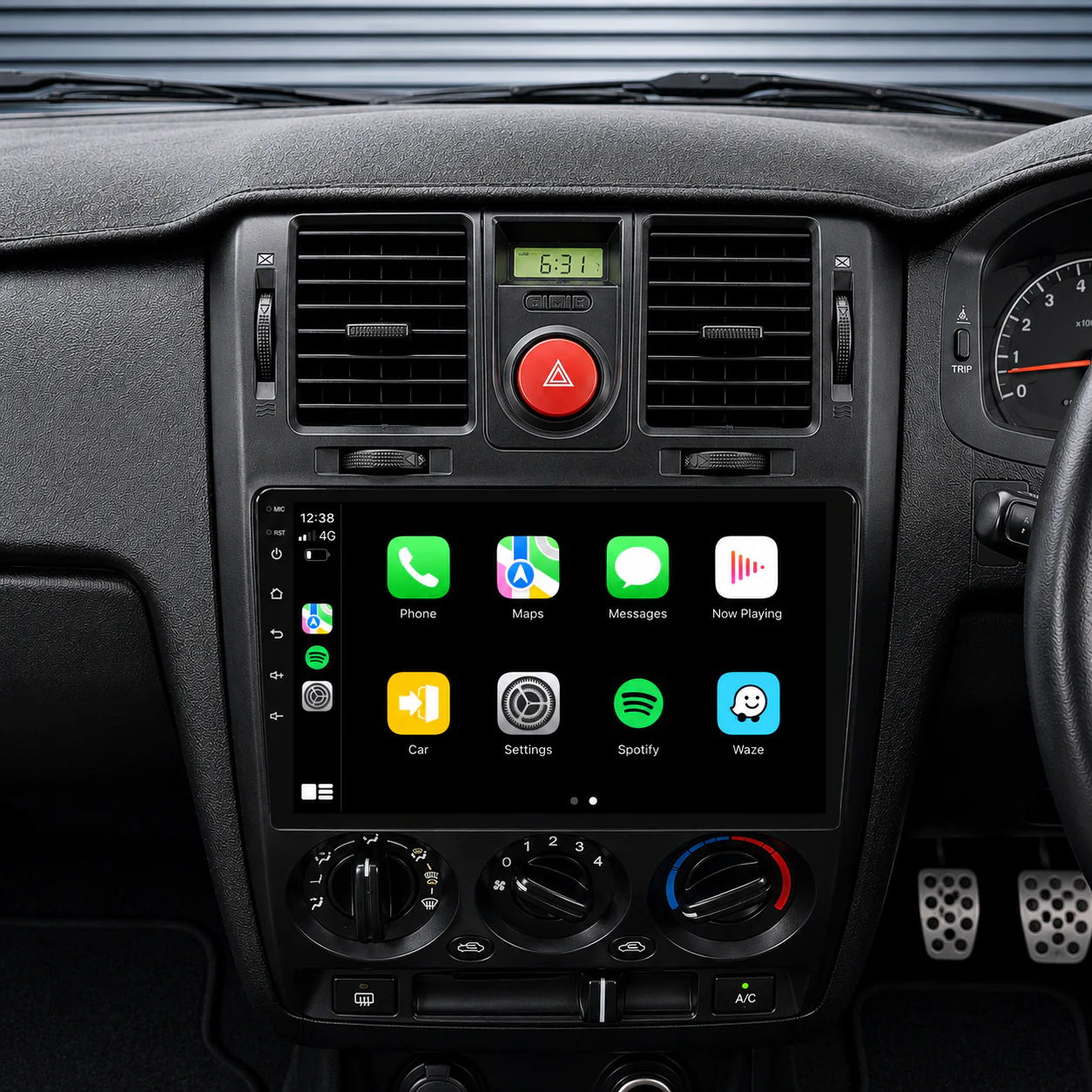 Hyundai Getz (2002-2011) Plug & Play Head Unit Upgrade Kit: Car Radio with Wireless & Wired Apple CarPlay & Android Auto