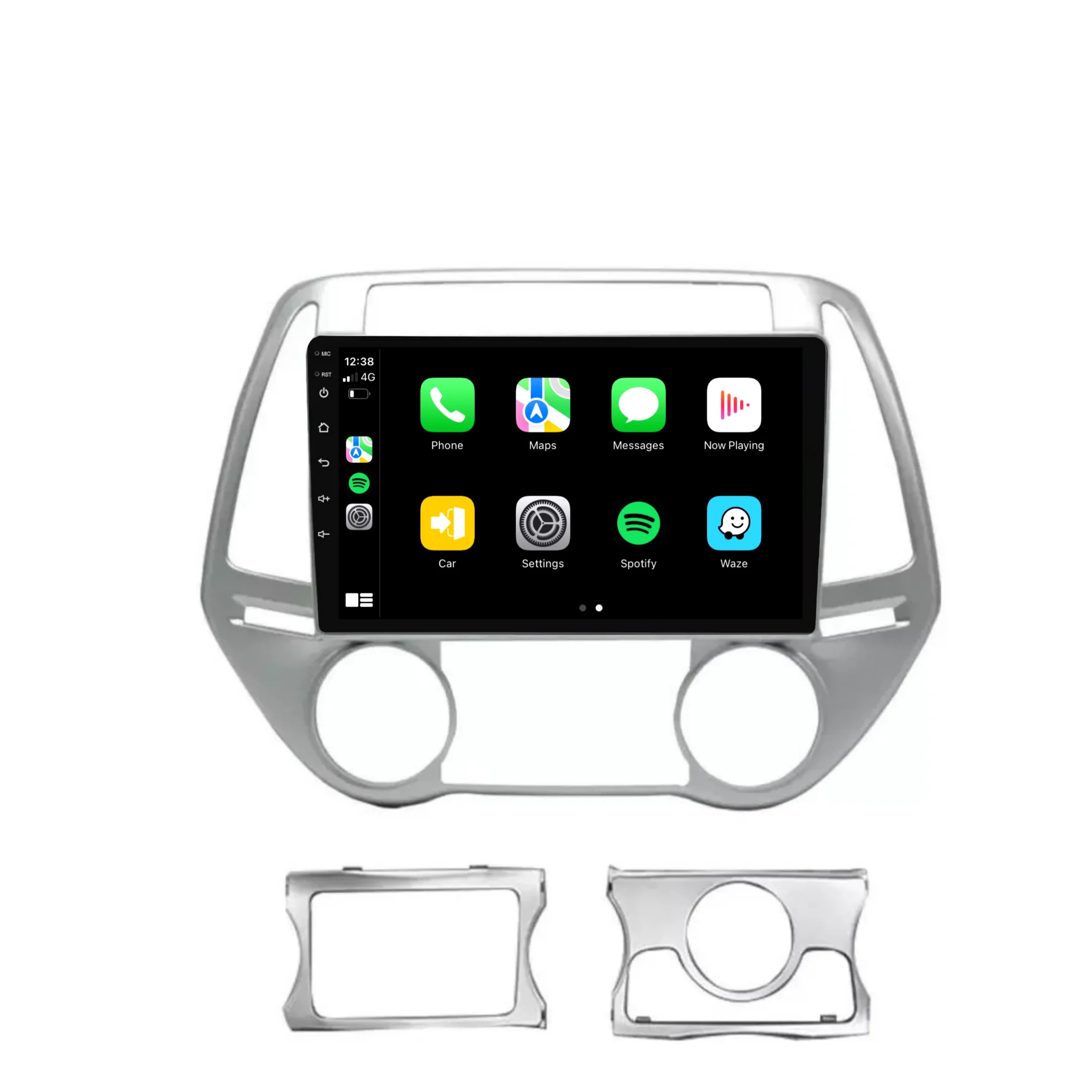 Hyundai i20 (2012-2014) Plug & Play Head Unit Upgrade Kit: Car Radio with Wireless & Wired Apple CarPlay & Android Auto
