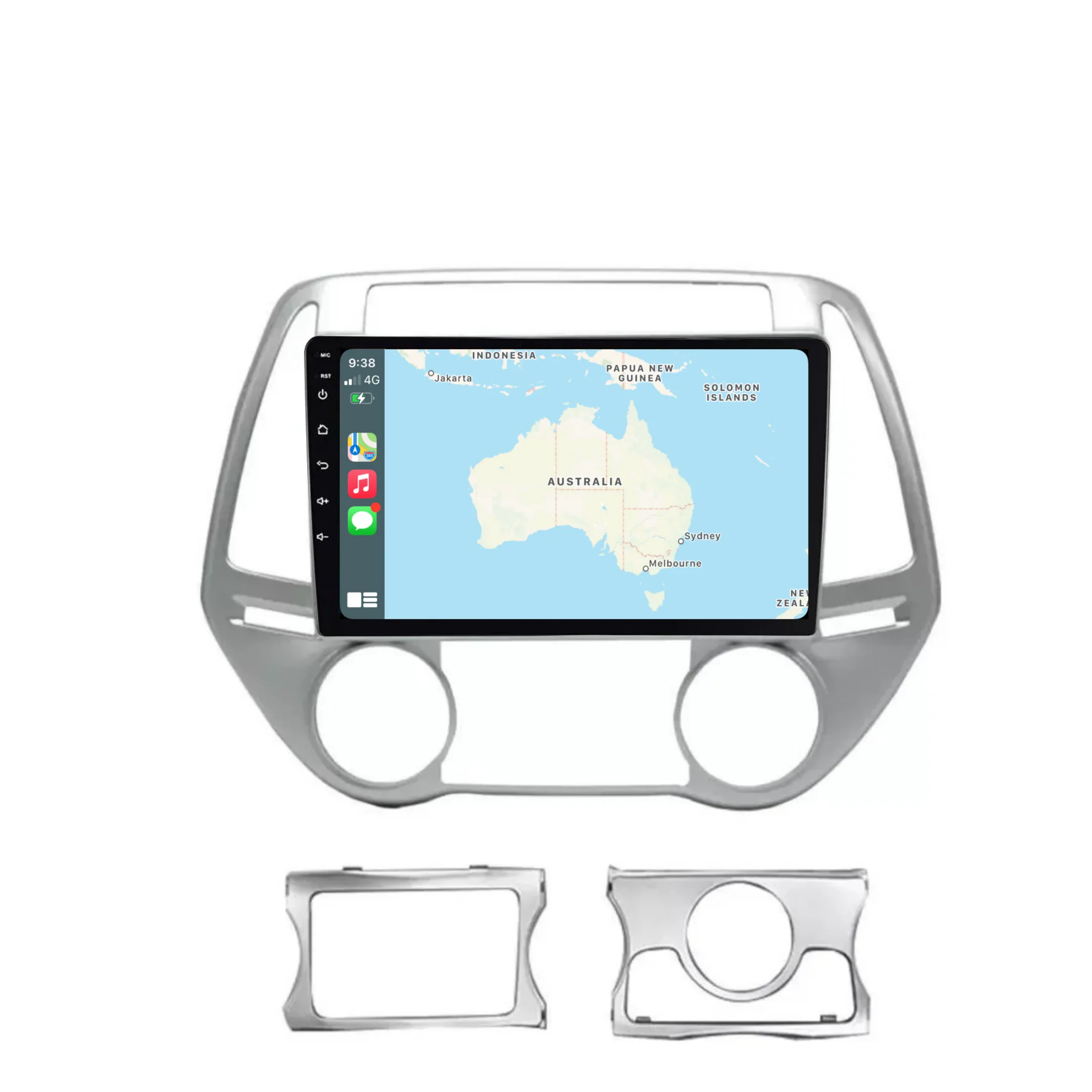 Hyundai i20 (2012-2014) Plug & Play Head Unit Upgrade Kit: Car Radio with Wireless & Wired Apple CarPlay & Android Auto - Image 2