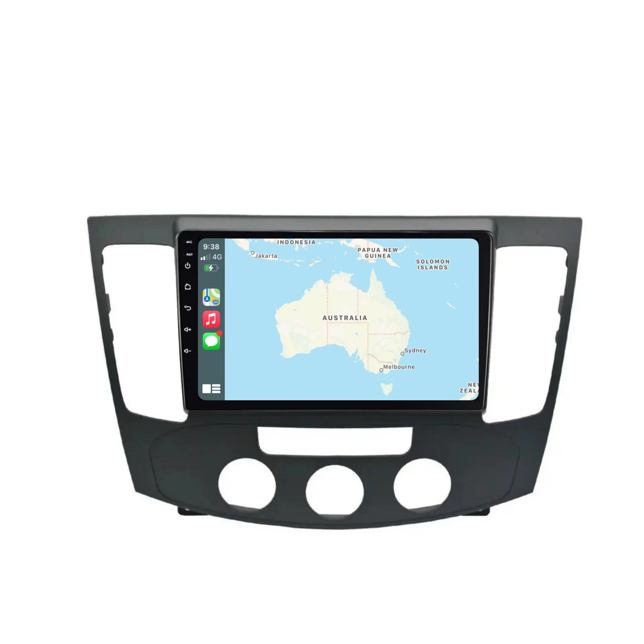 Hyundai Sonata Manual AC (2009-2011) Plug & Play Head Unit Upgrade Kit: Car Radio with Wireless & Wired Apple CarPlay & Android Auto - Image 2