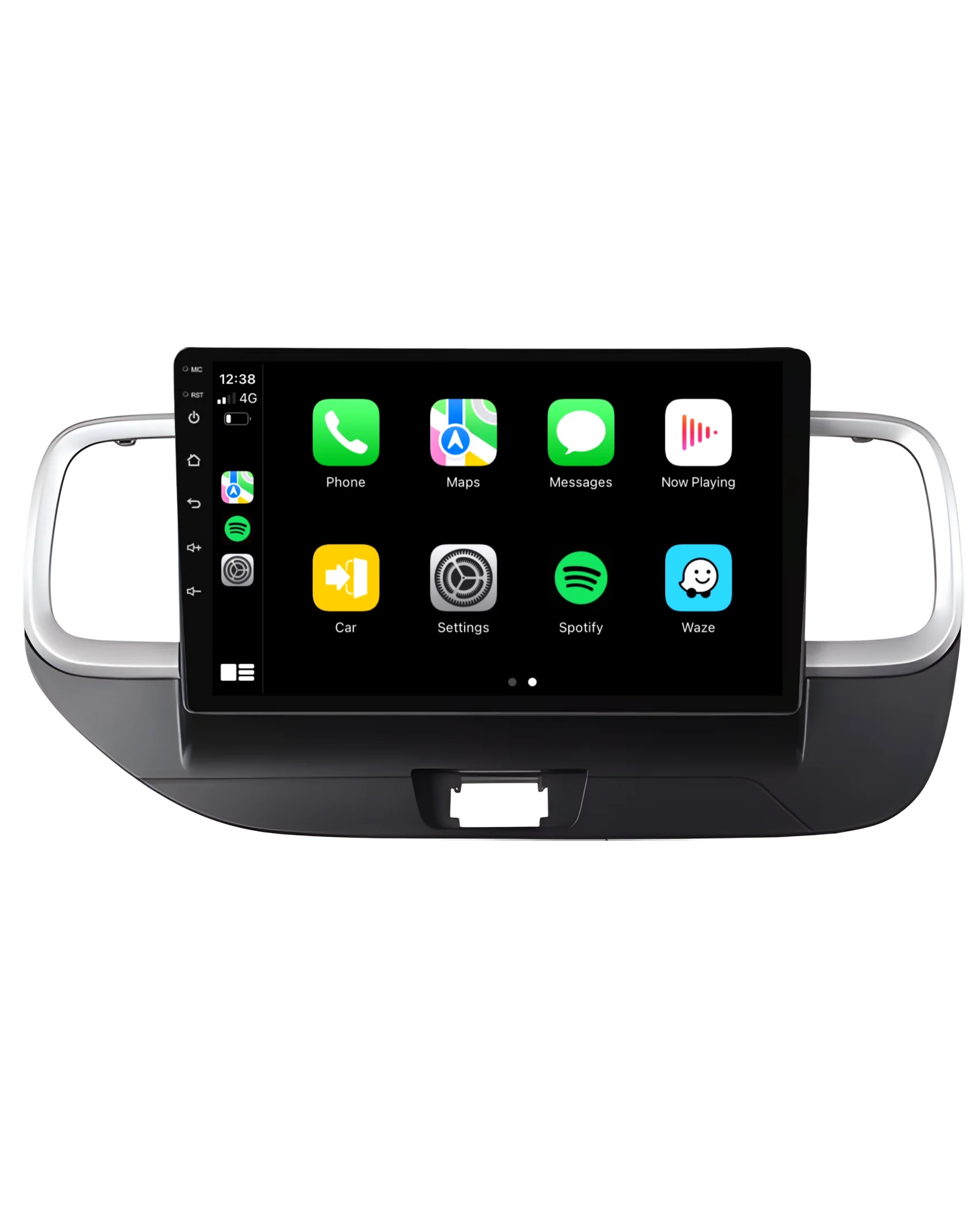 Hyundai Venue (2019-2024) Plug & Play Head Unit Upgrade Kit: Car Radio with Wireless & Wired Apple CarPlay & Android Auto