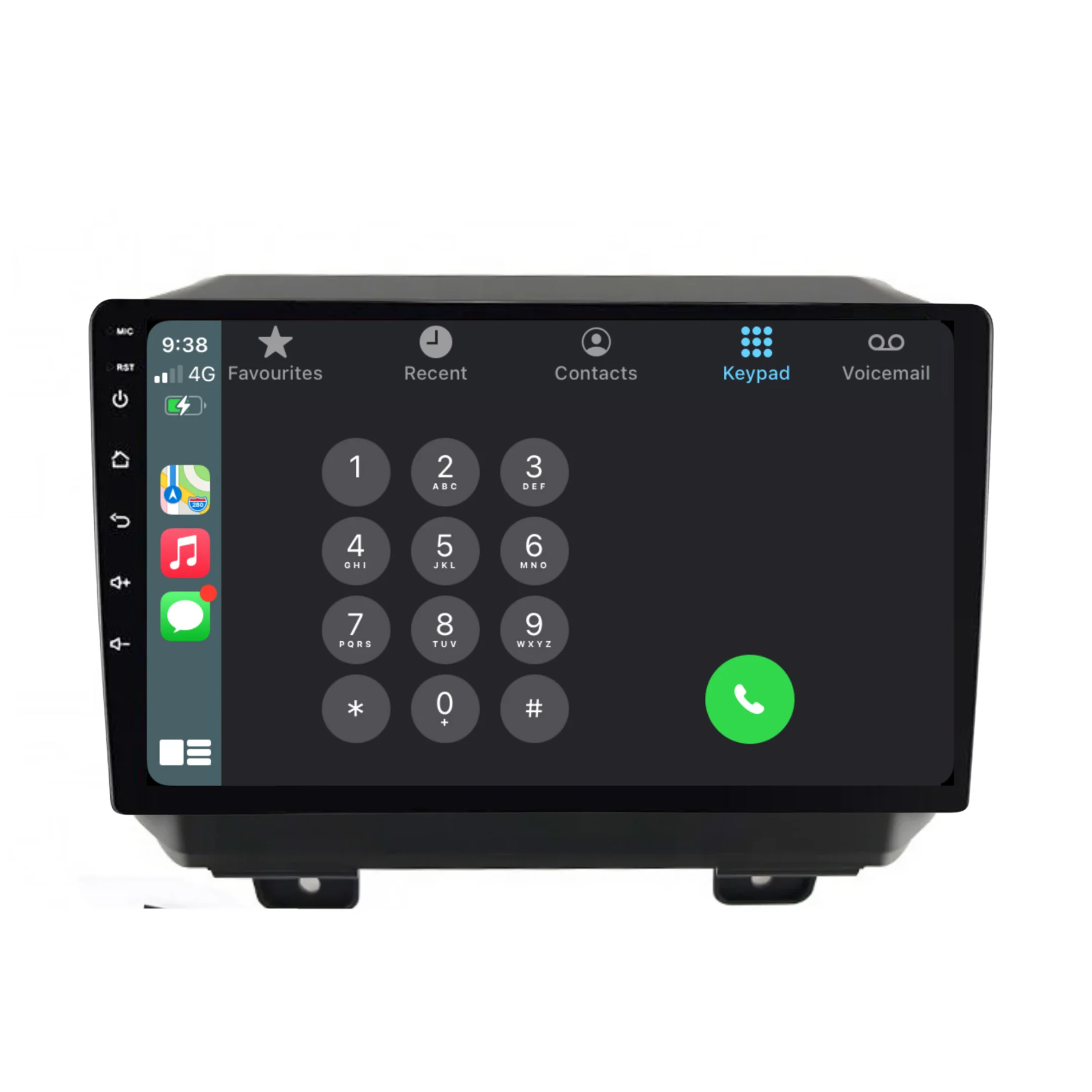 Jeep Wrangler / Gladiator (2018-2022) Plug & Play Head Unit Upgrade Kit: Car Radio with Wireless & Wired Apple CarPlay & Android Auto - Image 3