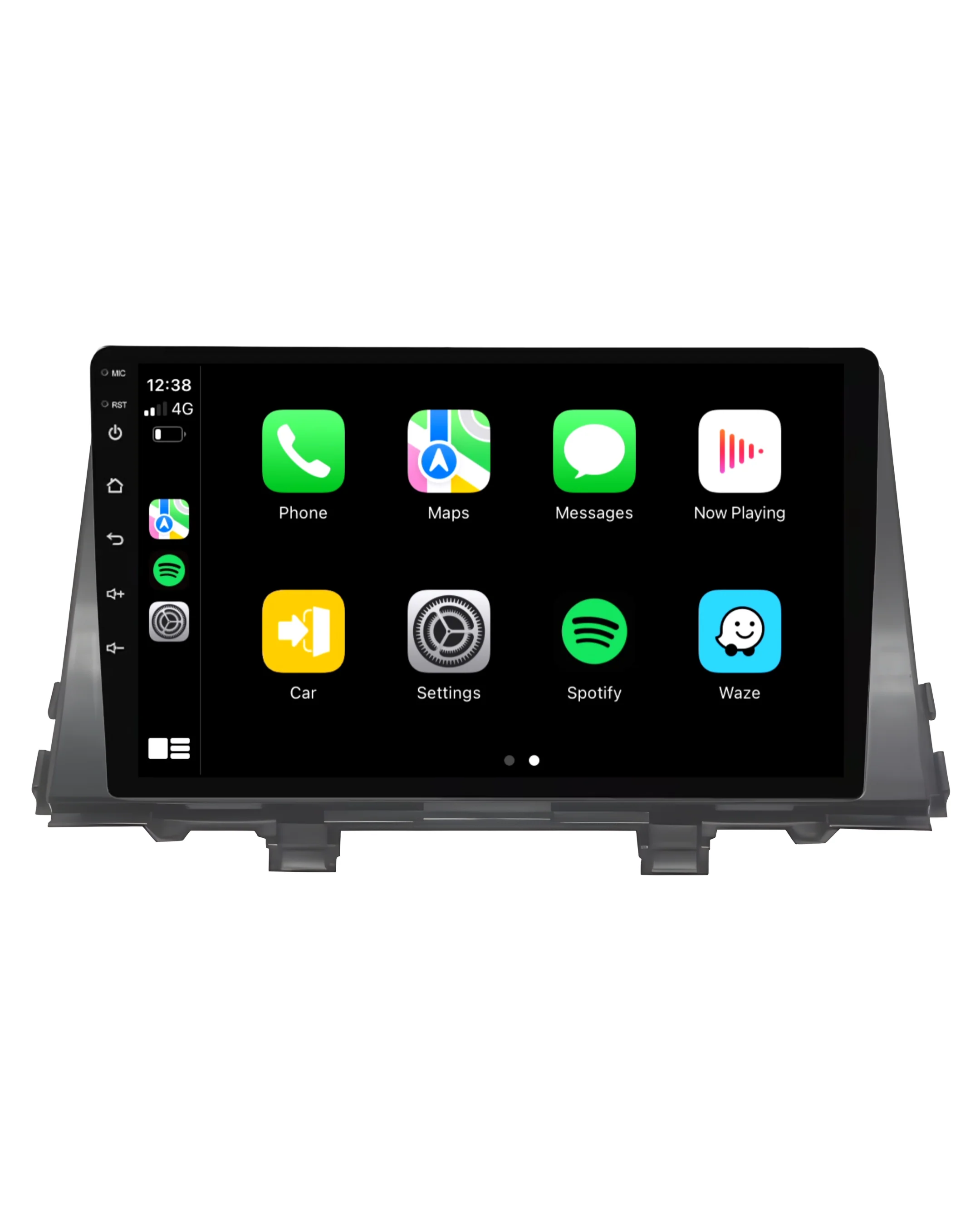 Kia Picanto (2016-2024) Plug & Play Head Unit Upgrade Kit: Car Radio with Wireless & Wired Apple CarPlay & Android Auto