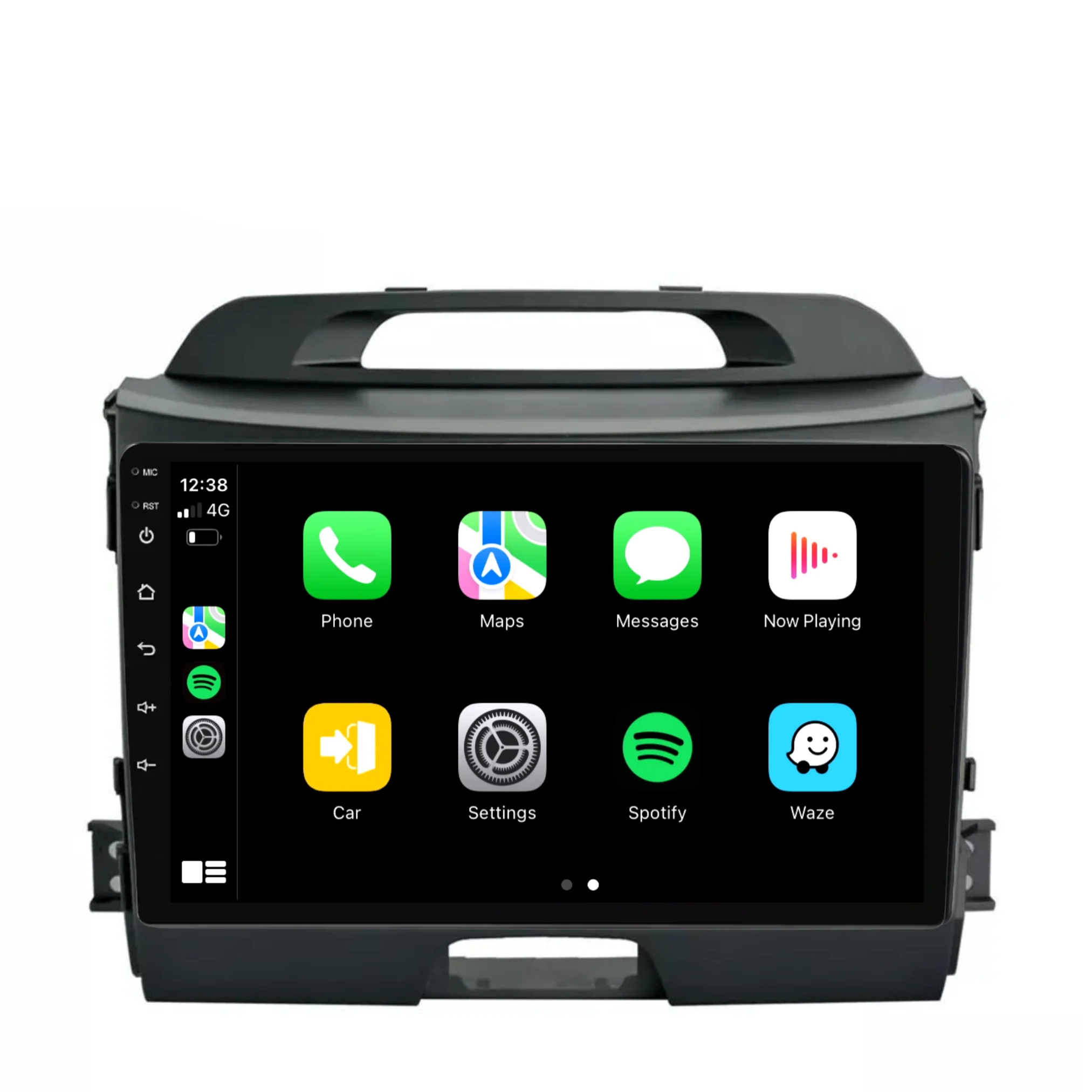 Kia Sportage (2011-2017) Plug & Play Head Unit Upgrade Kit: Car Radio with Wireless & Wired Apple CarPlay & Android Auto - Image 2