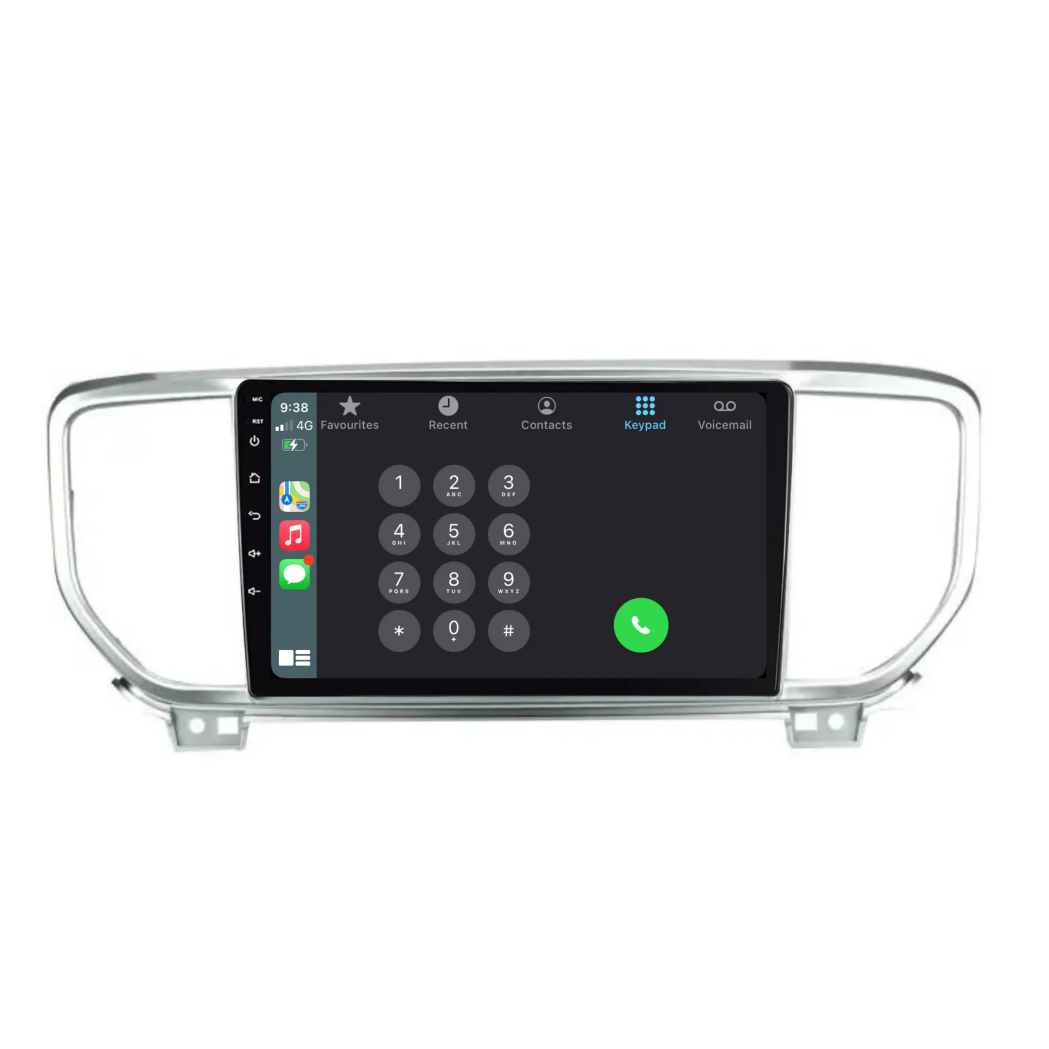 Kia Sportage / KX5 (2018-2021) Plug & Play Head Unit Upgrade Kit: Car Radio with Wireless & Wired Apple CarPlay & Android Auto - Image 2