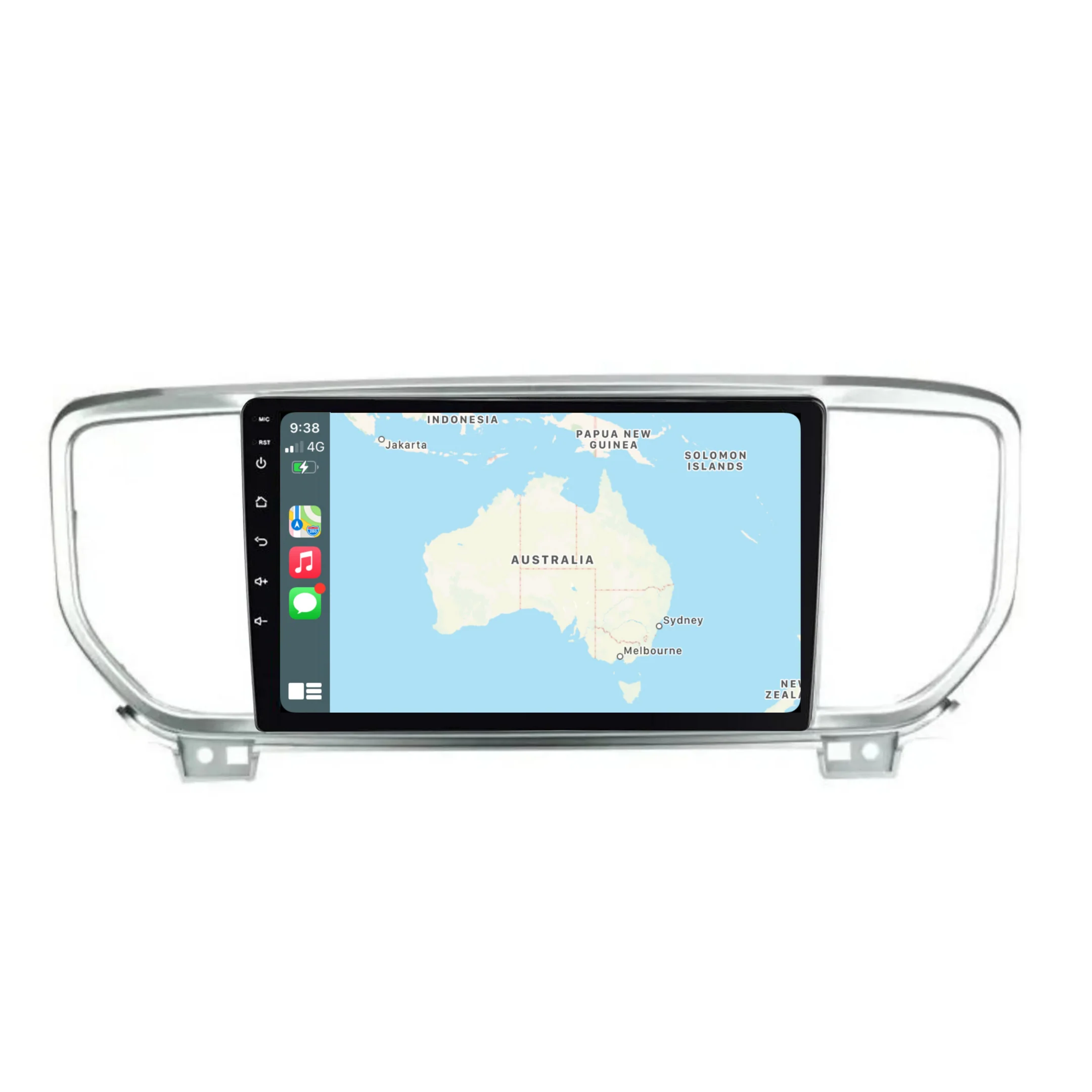 Kia Sportage / KX5 (2018-2021) Plug & Play Head Unit Upgrade Kit: Car Radio with Wireless & Wired Apple CarPlay & Android Auto - Image 3