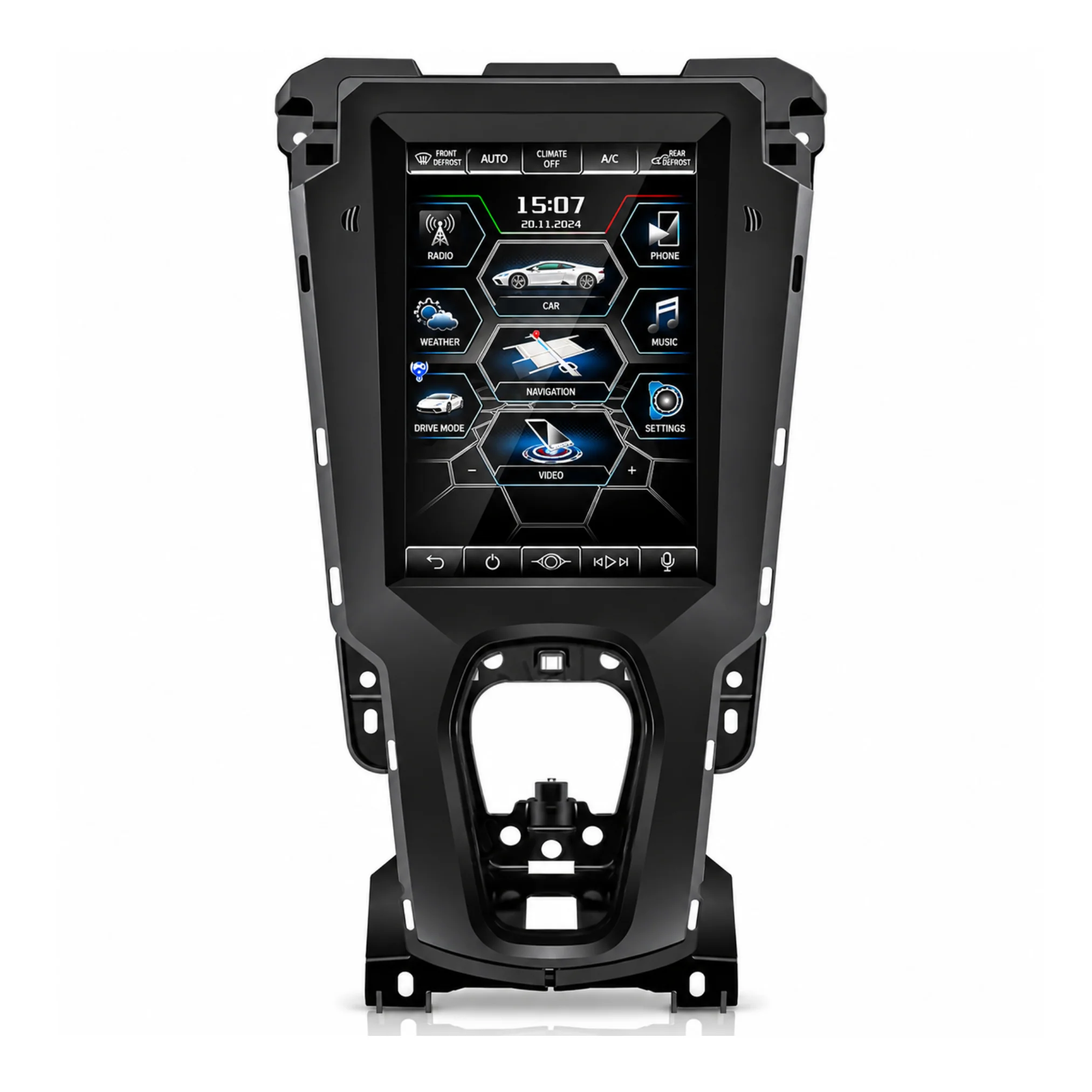 Lamborghini Huracan (2014-2018) 10.4" HD Plug & Play Car Head Unit Dash Screen Upgrade Kit with Wireless CarPlay and Android Auto - Premium Dash Upgrade Kit - Image 3