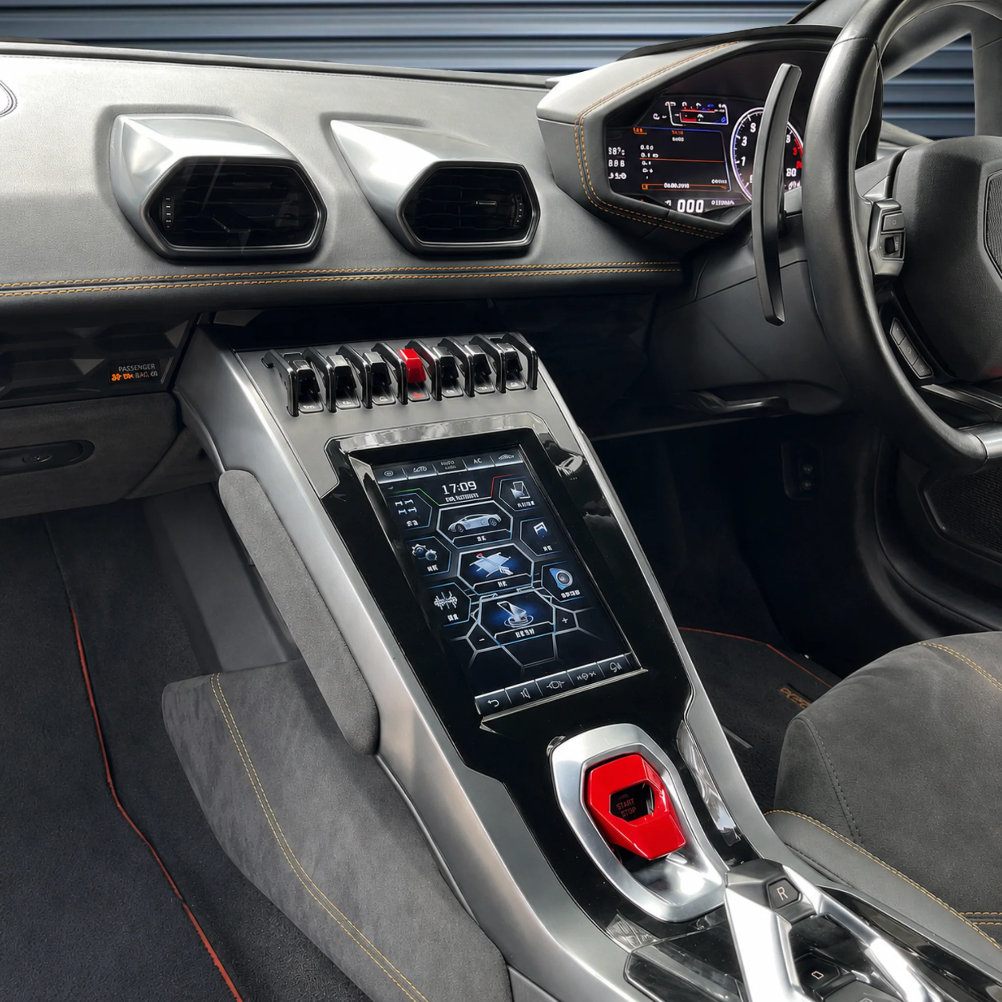 Lamborghini Huracan (2014-2018) 10.4" HD Plug & Play Car Head Unit Dash Screen Upgrade Kit with Wireless CarPlay and Android Auto - Premium Dash Upgrade Kit - Image 4