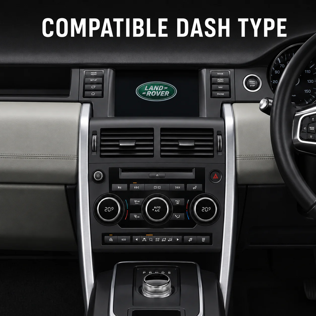 Land Rover Discovery Sport 12.3" HD Premium (2015-2019) Plug & Play Head Unit Upgrade Kit: Car Radio with Wireless & Wired Apple CarPlay & Android Auto - Image 7
