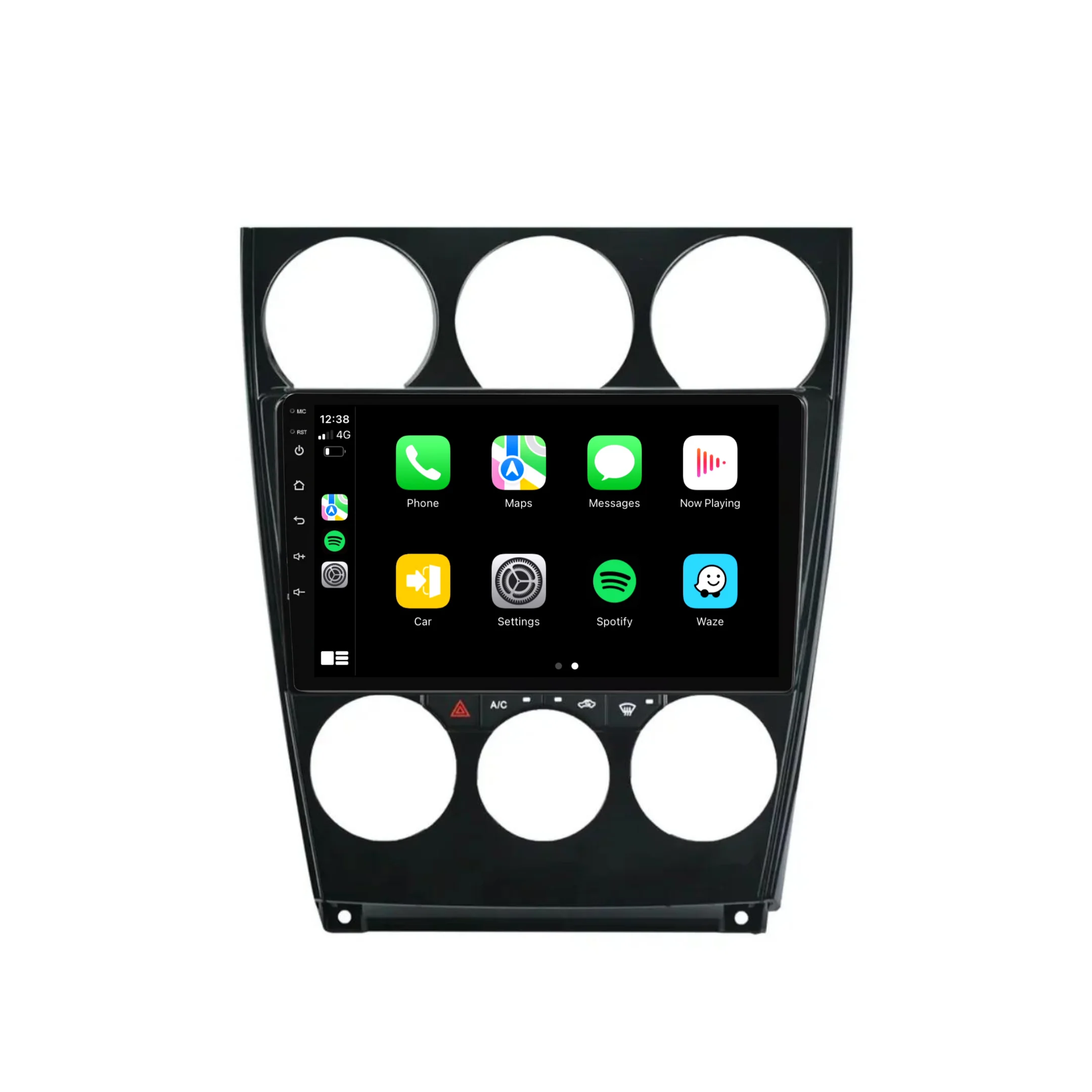 Mazda 6 (2002-2008) Plug & Play Head Unit Upgrade Kit: Car Radio with Wireless & Wired Apple CarPlay & Android Auto - Image 2