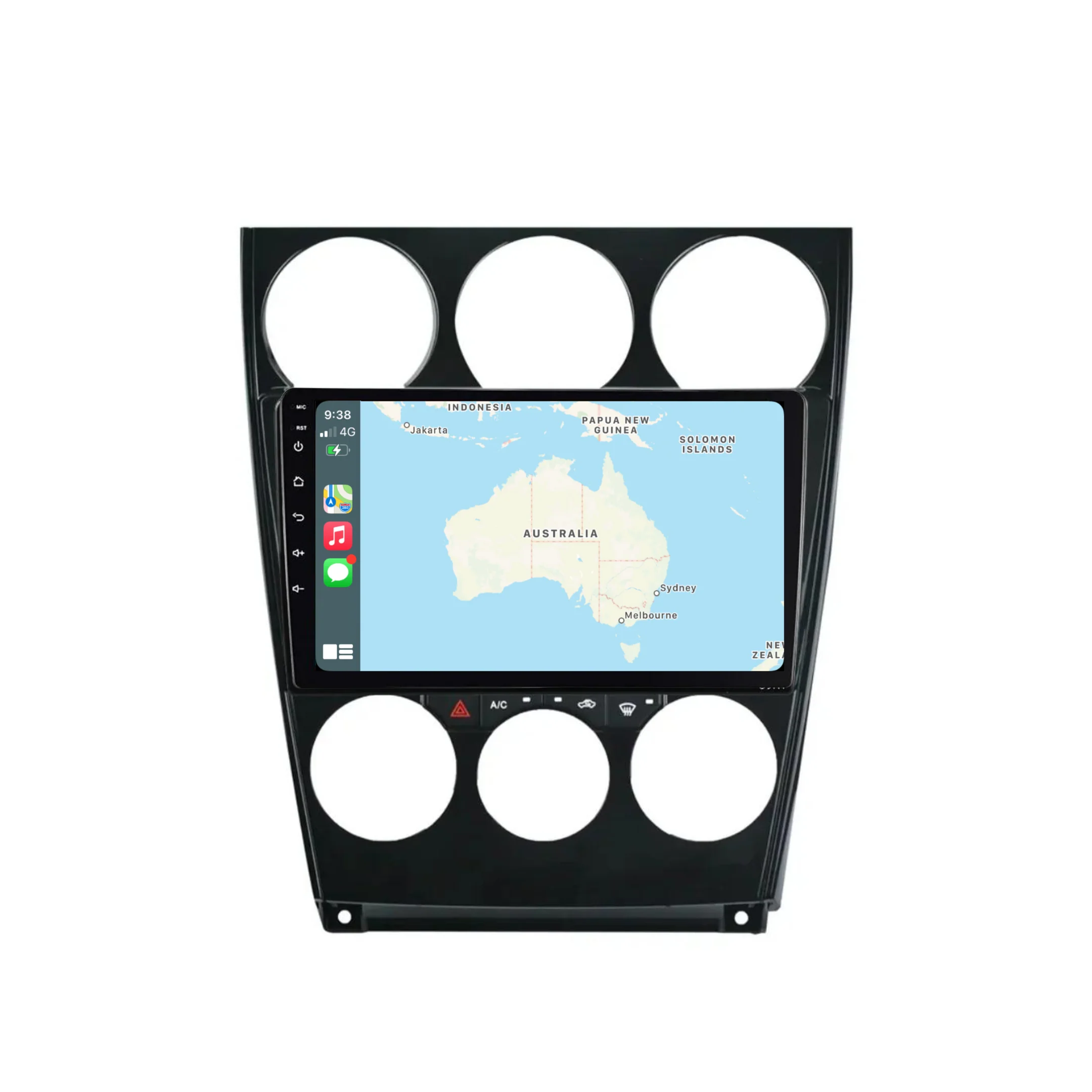 Mazda 6 (2002-2008) Plug & Play Head Unit Upgrade Kit: Car Radio with Wireless & Wired Apple CarPlay & Android Auto - Image 3