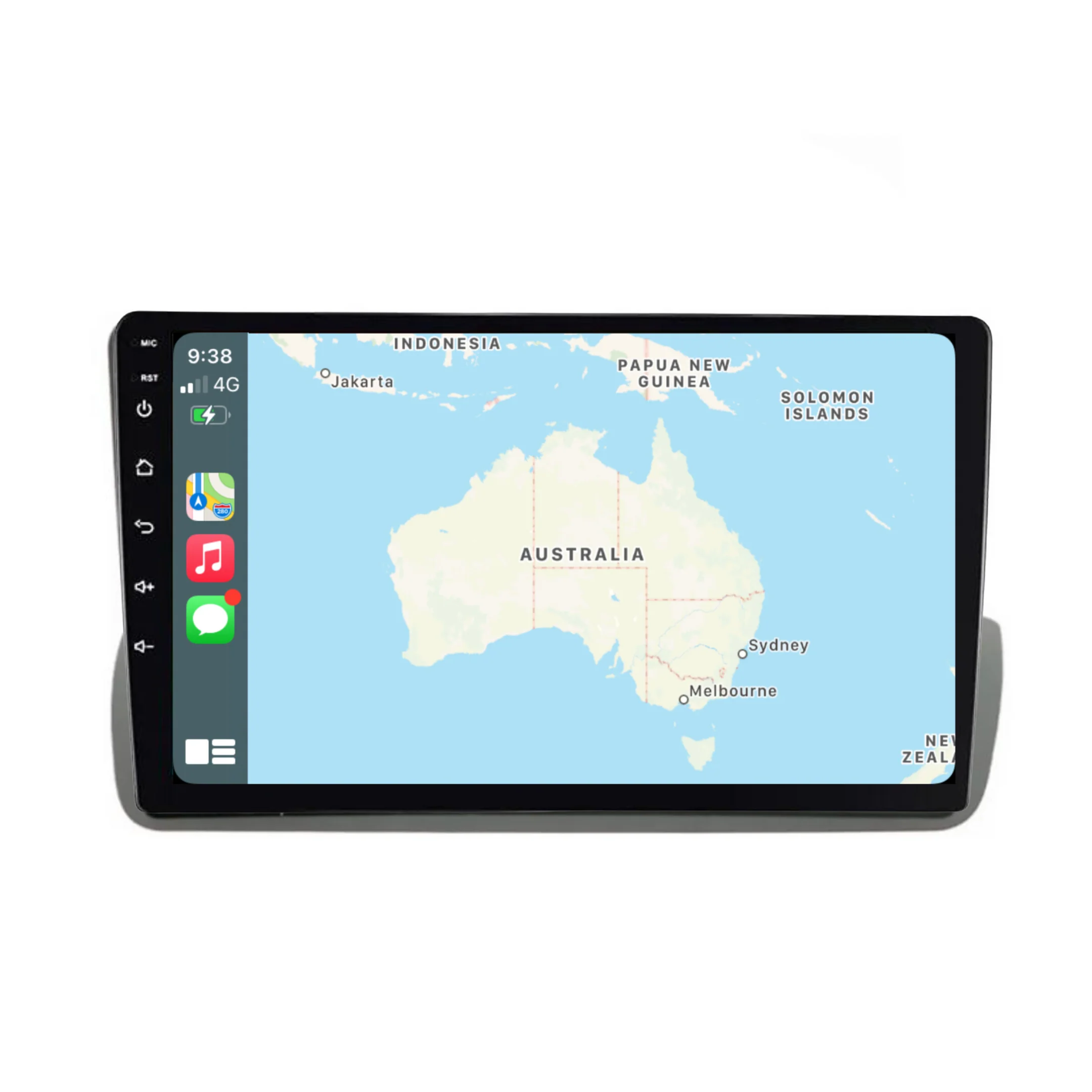 Mazda BT-50 Top Mount (2018-2019) Plug & Play Head Unit Upgrade Kit: Car Radio with Wireless & Wired Apple CarPlay & Android Auto - Image 2