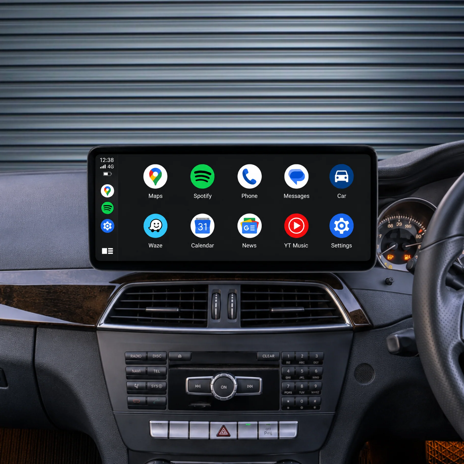 Mercedes Benz C-Class W204 (2012-2014) 12.3" HD Large Premium Plug & Play Head Unit Upgrade Kit: Car Radio with Wireless & Wired Apple CarPlay & Android Auto - Image 3