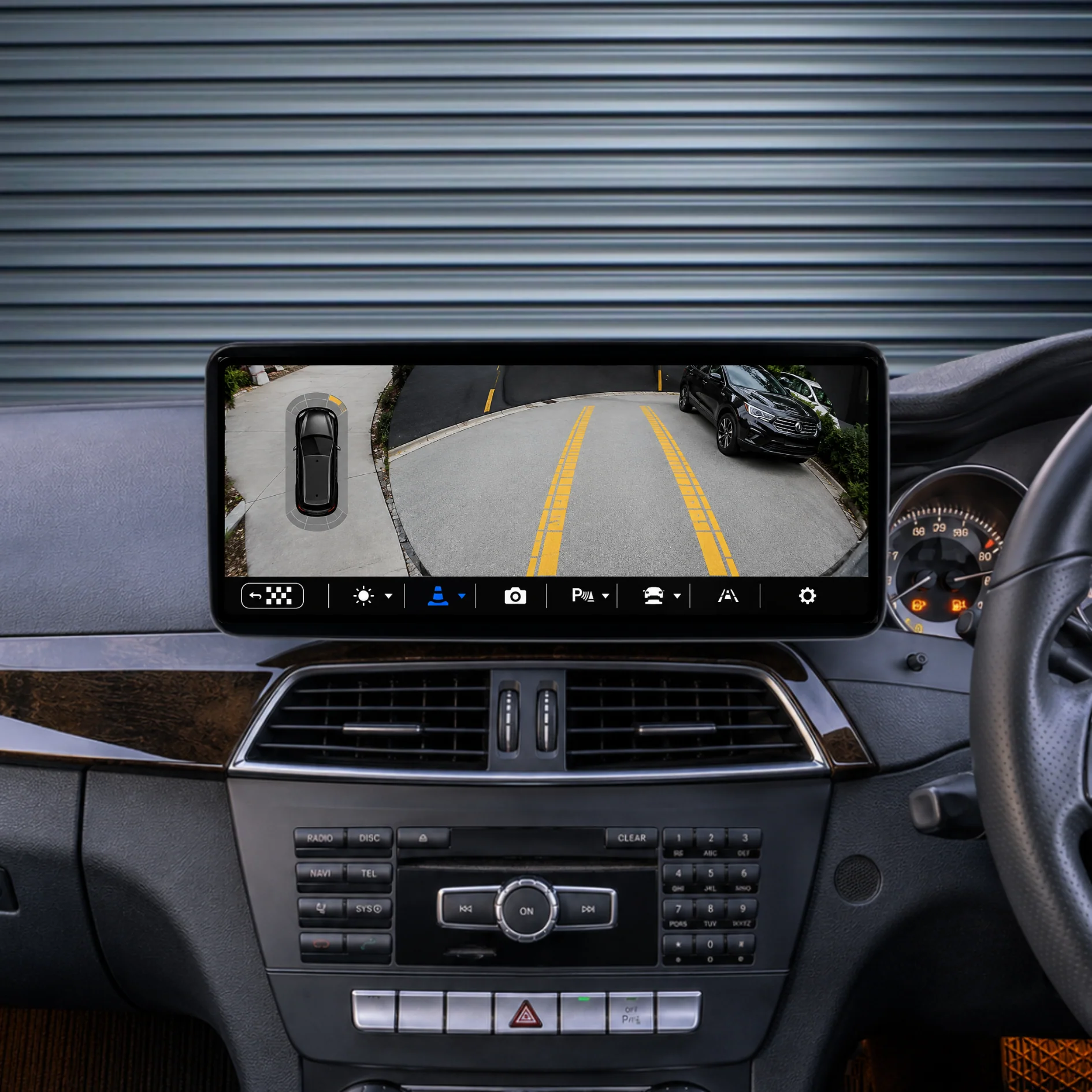 Mercedes Benz C-Class W204 (2012-2014) 12.3" HD Large Premium Plug & Play Head Unit Upgrade Kit: Car Radio with Wireless & Wired Apple CarPlay & Android Auto - Image 4