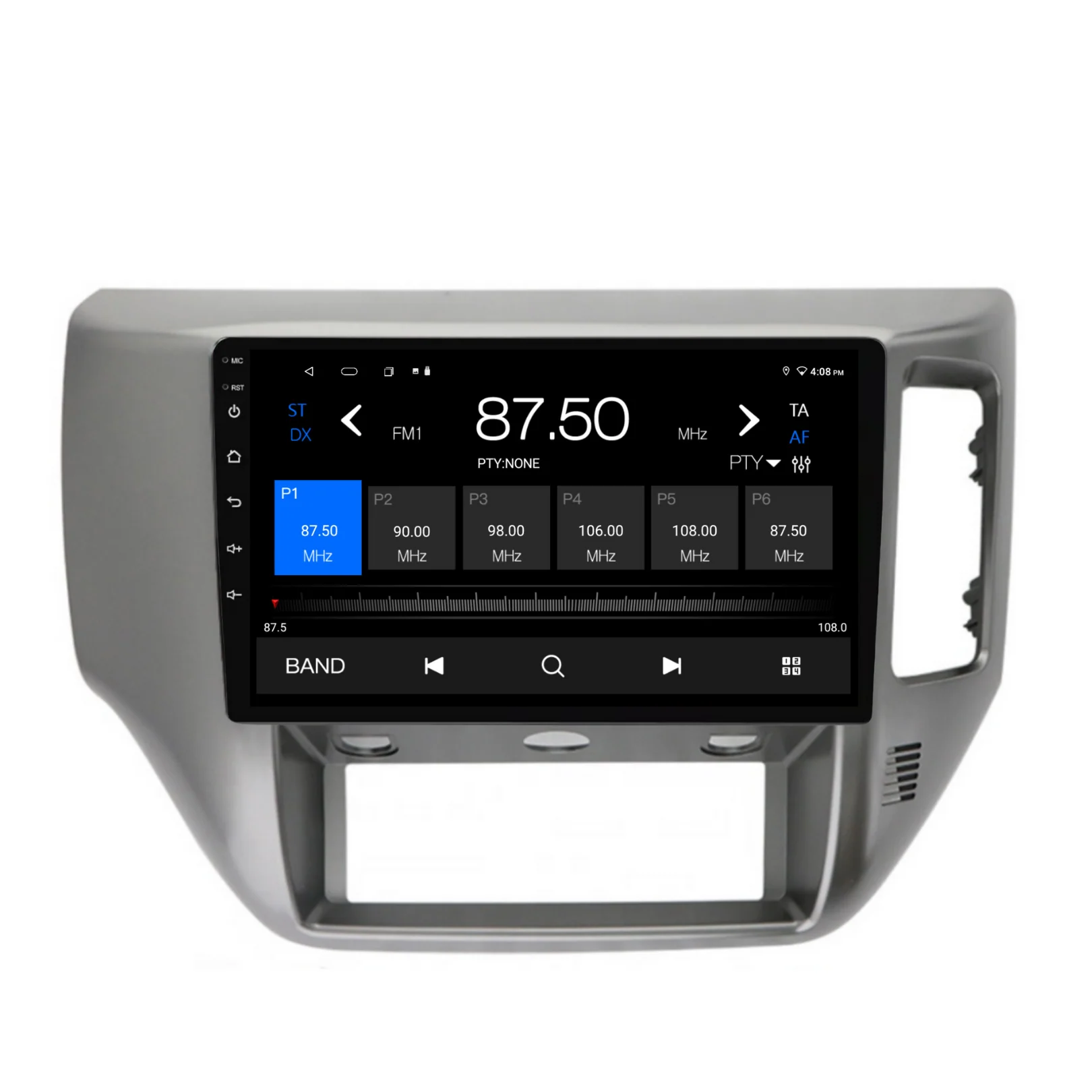 Nissan GU Patrol Gray (2004-2016) Plug & Play Head Unit Upgrade Kit: Car Radio with Wireless & Wired Apple CarPlay & Android Auto - Image 6
