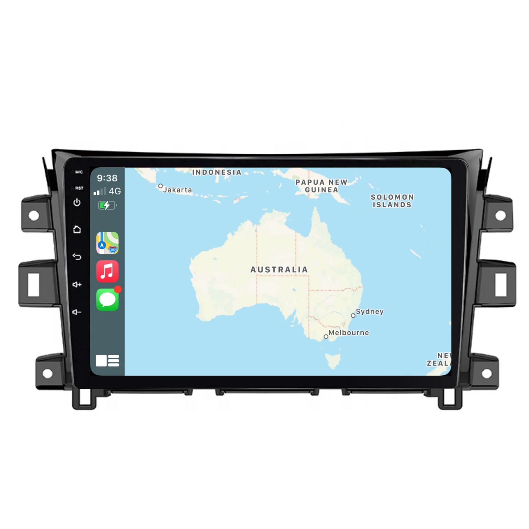 Nissan Navara NP300 / D23 / Pro-4x (2019-2024) Plug & Play Head Unit Upgrade Kit: Car Radio with Wireless & Wired Apple CarPlay & Android Auto - Image 2