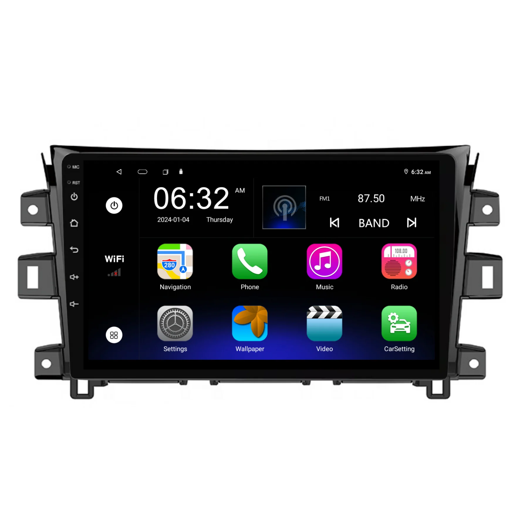 Nissan Navara NP300 / D23 / Pro-4x (2019-2024) Plug & Play Head Unit Upgrade Kit: Car Radio with Wireless & Wired Apple CarPlay & Android Auto - Image 6