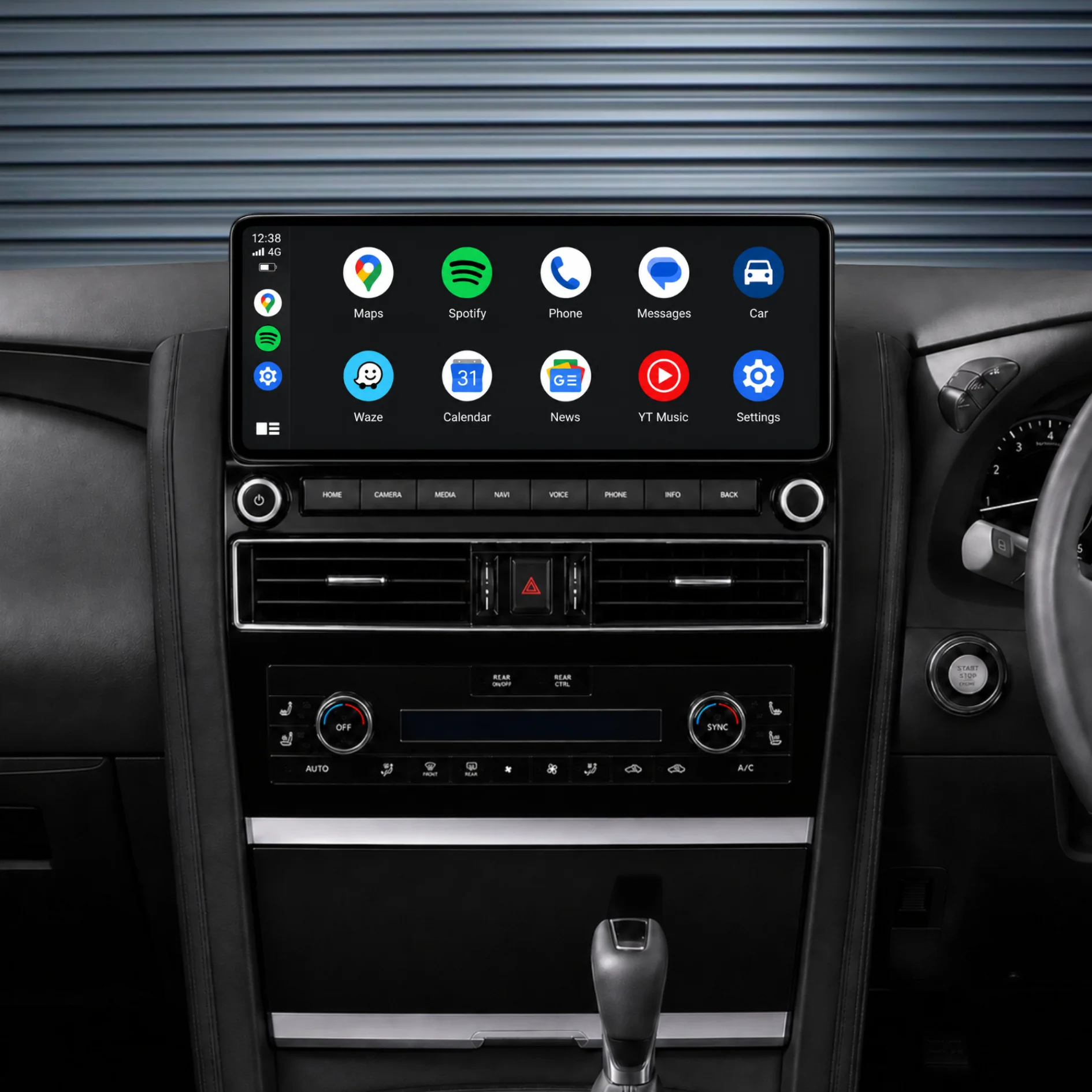 Nissan Patrol Y62 Ti / Ti-L / Warrior (2010 - 2024) 12.3" HD Plug & Play Head Unit Upgrade Kit: Car Radio with Wireless & Wired Apple CarPlay & Android Auto - Image 3