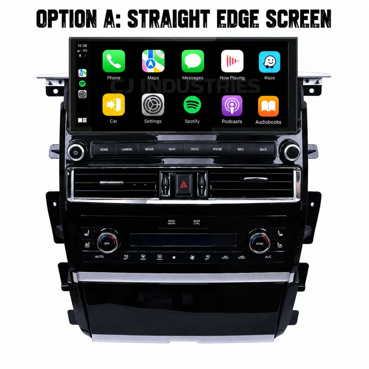 Nissan Patrol Y62 Ti / Ti-L / Warrior (2010 - 2024) 12.3" HD Plug & Play Head Unit Upgrade Kit: Car Radio with Wireless & Wired Apple CarPlay & Android Auto - Image 8
