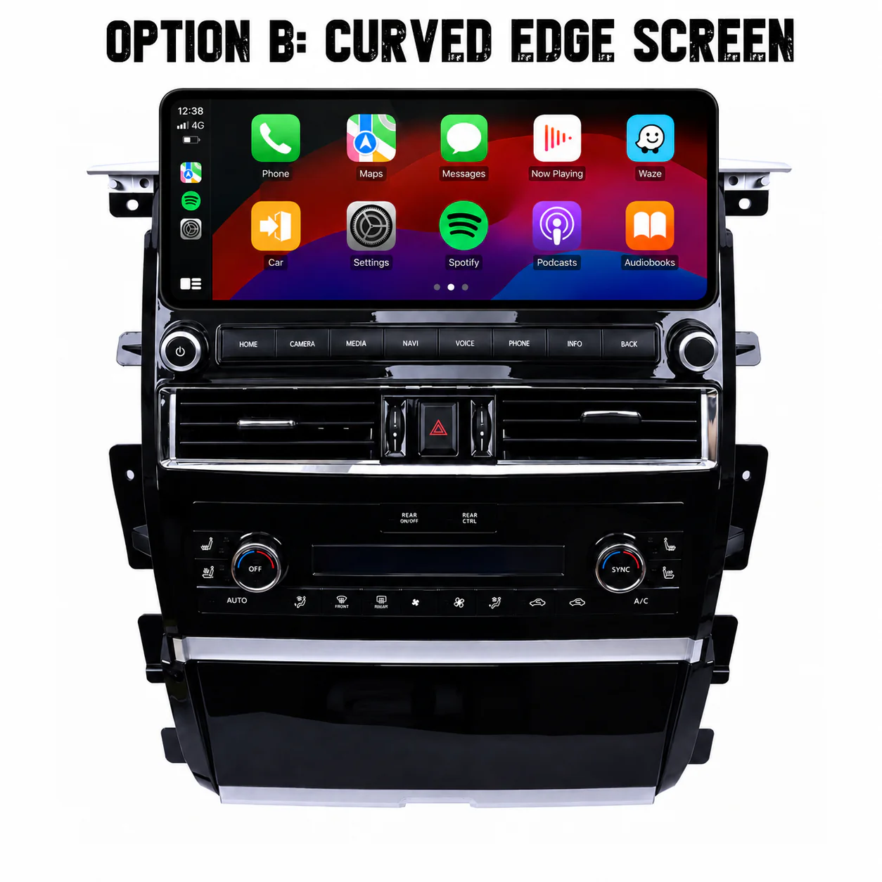 Nissan Patrol Y62 Ti / Ti-L / Warrior (2010 - 2024) 12.3" HD Plug & Play Head Unit Upgrade Kit: Car Radio with Wireless & Wired Apple CarPlay & Android Auto - Image 9