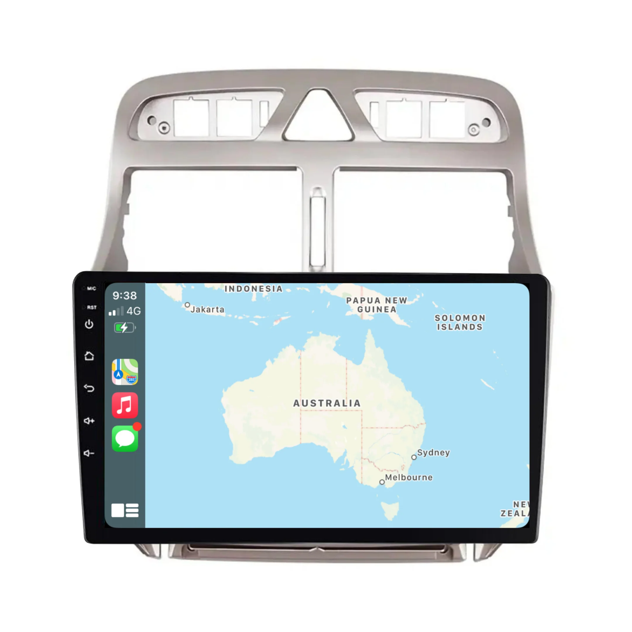 Peugeot 307 (2002-2013) Plug & Play Head Unit Upgrade Kit: Car Radio with Wireless & Wired Apple CarPlay & Android Auto - Image 2