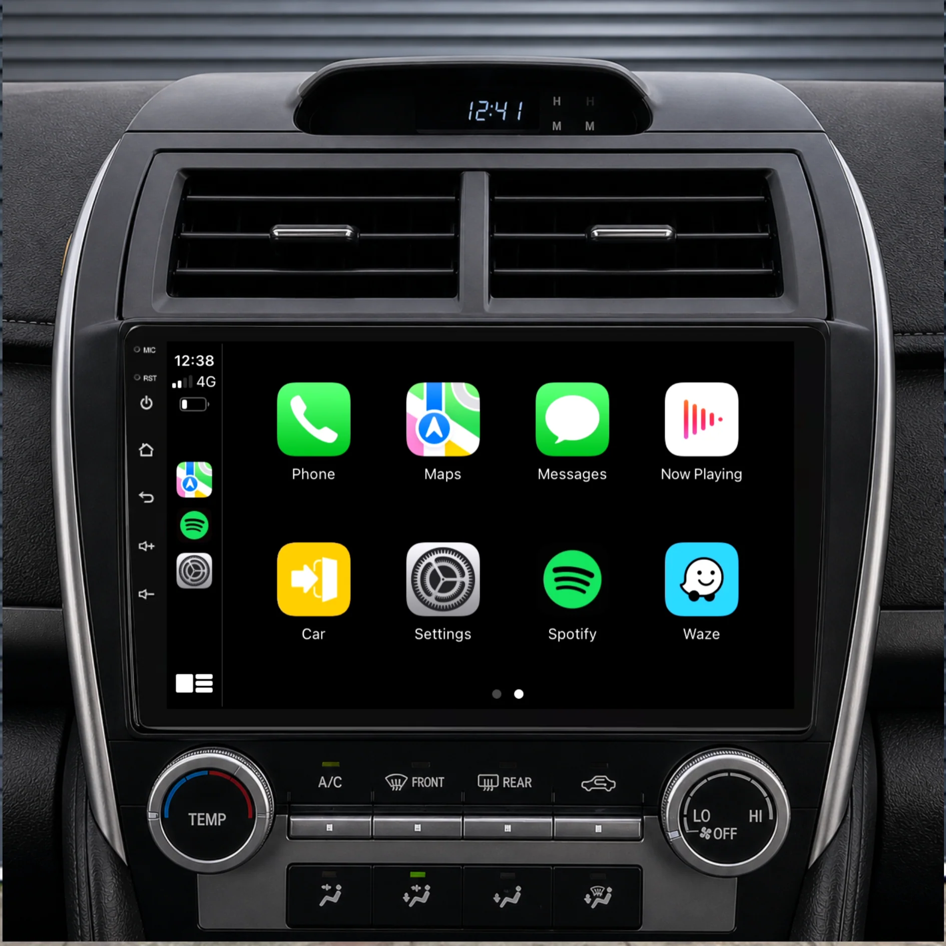 Toyota Camry (2012-2016) Plug & Play Head Unit Upgrade Kit: Car Radio with Wireless & Wired Apple CarPlay & Android Auto