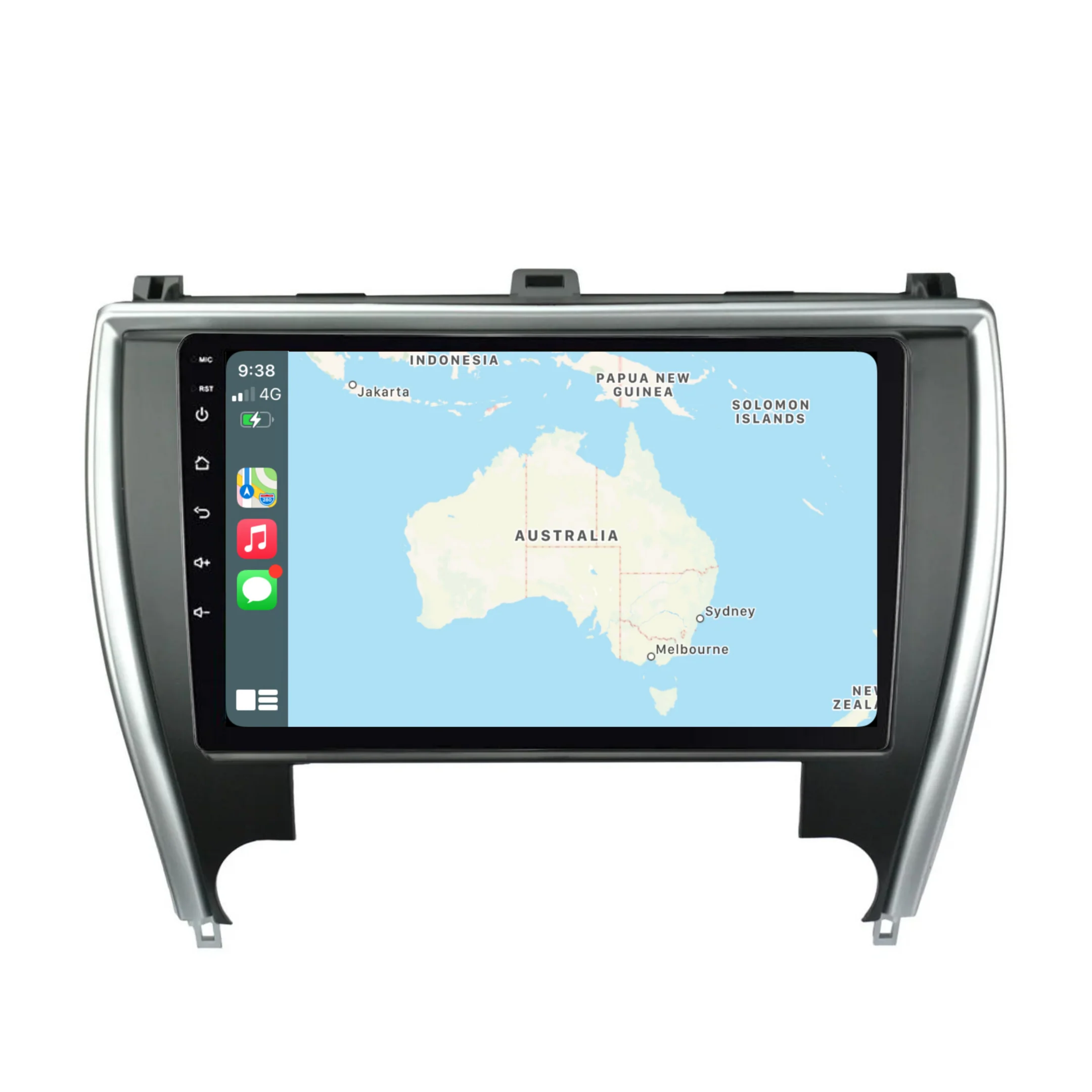 Toyota Camry SA/MEA (2015-2017) Plug & Play Head Unit Upgrade Kit: Car Radio with Wireless & Wired Apple CarPlay & Android Auto - Image 2