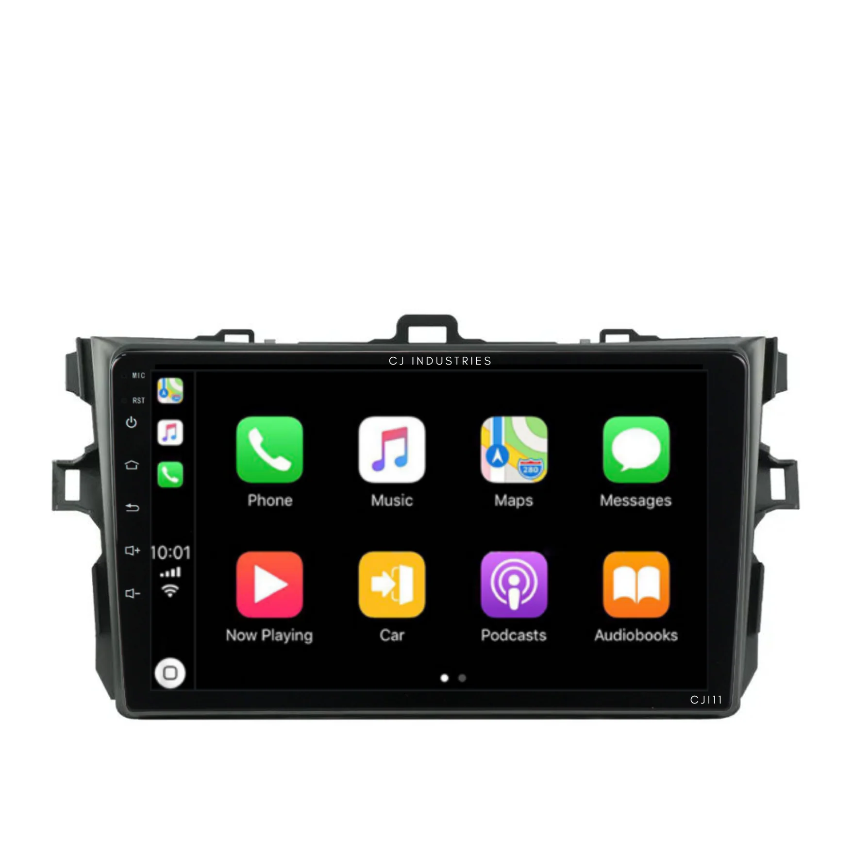 Toyota Corolla (2008-2011) Plug & Play Head Unit Upgrade Kit: Car Radio with Wireless & Wired Apple CarPlay & Android Auto