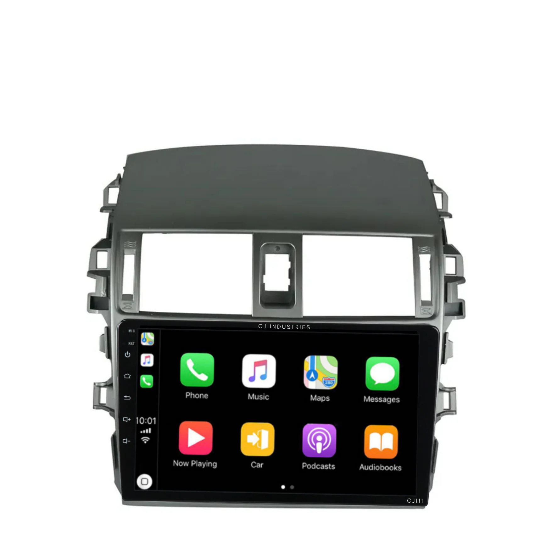 Toyota Corolla (2009-2013) Plug & Play Head Unit Upgrade Kit: Car Radio with Wireless & Wired Apple CarPlay & Android Auto