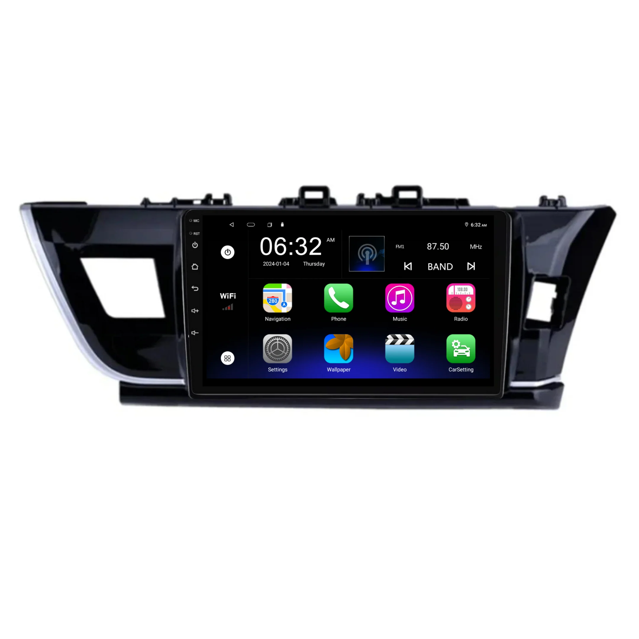 Toyota Corolla Hatch (2012-2015) Plug & Play Head Unit Upgrade Kit: Car Radio with Wireless & Wired Apple CarPlay & Android Auto - Image 6