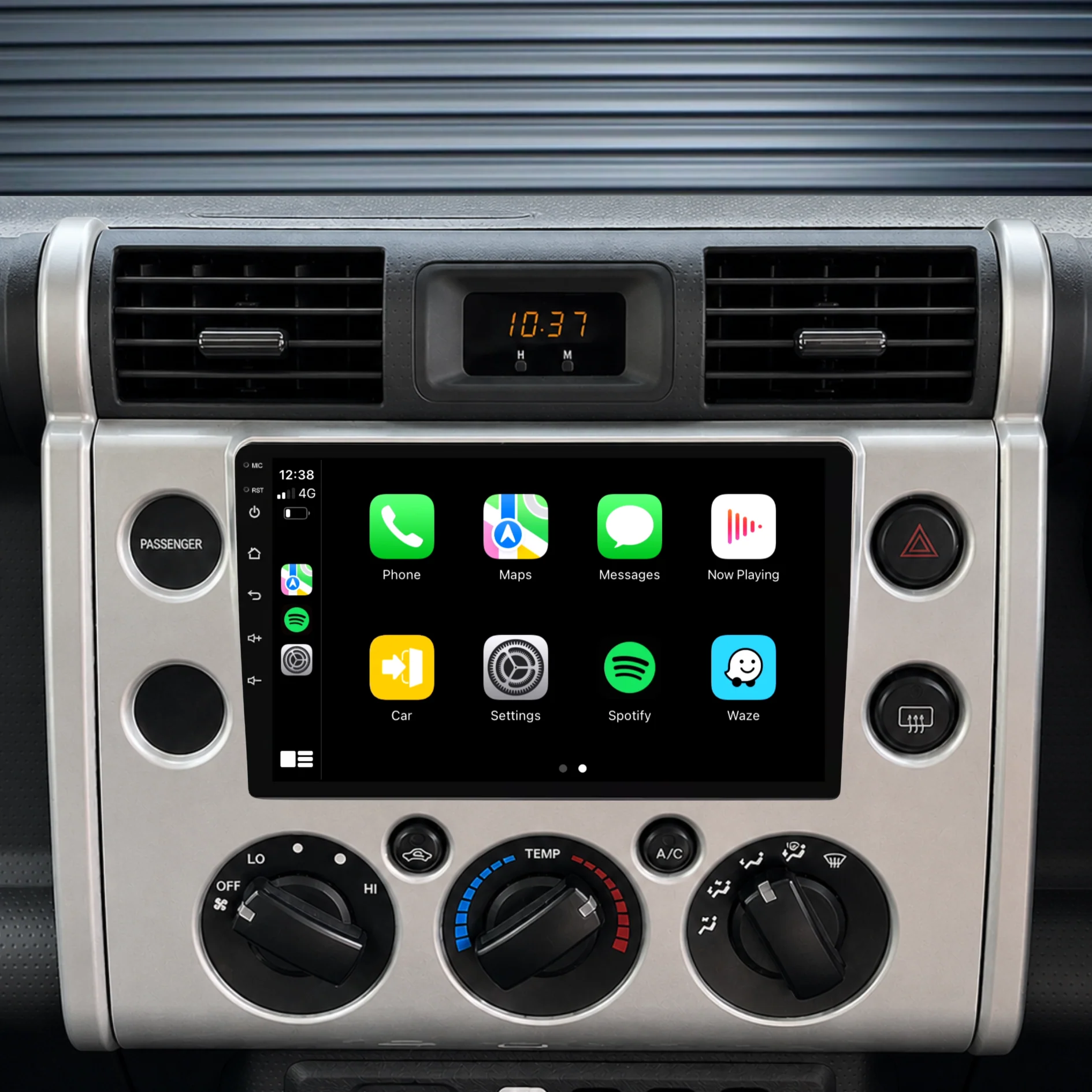 Toyota FJ CRUISER (2007-2015) Plug & Play Head Unit Upgrade Kit: Car Radio with Wireless & Wired Apple CarPlay & Android Auto