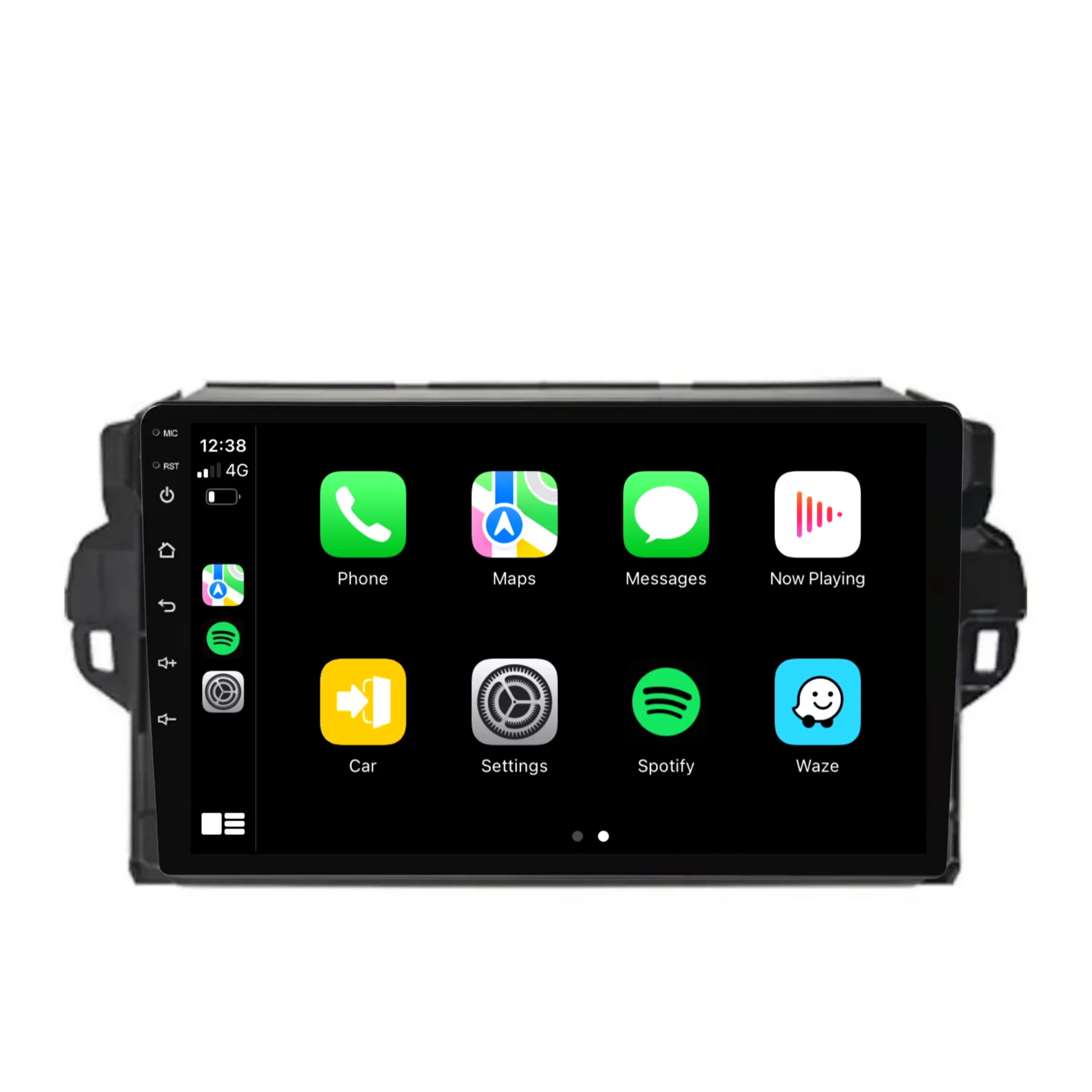 Toyota Fortuner (2021-2024) Plug & Play Head Unit Upgrade Kit: Car Radio with Wireless & Wired Apple CarPlay & Android Auto - Image 2