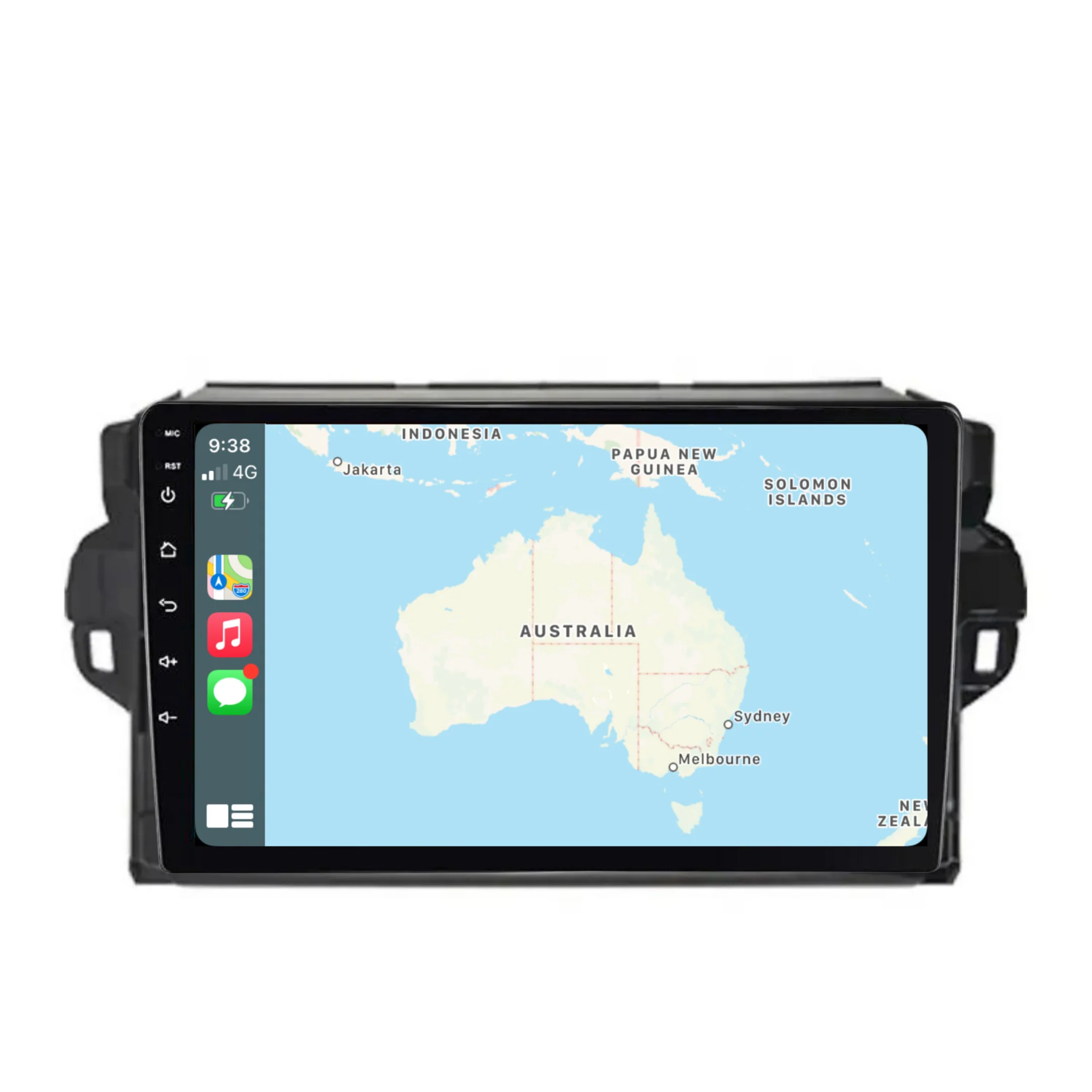 Toyota Fortuner (2021-2024) Plug & Play Head Unit Upgrade Kit: Car Radio with Wireless & Wired Apple CarPlay & Android Auto - Image 3