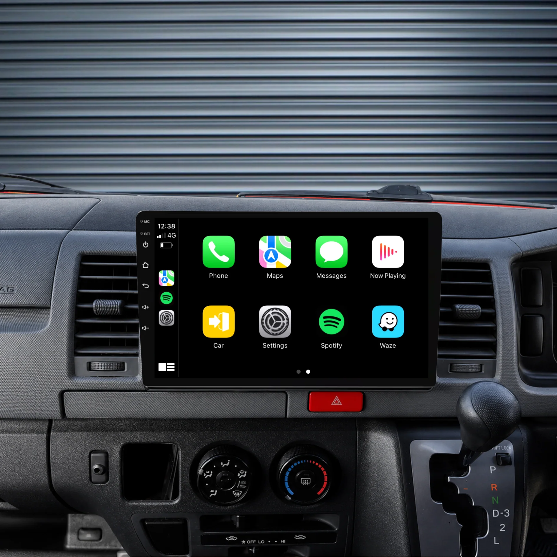 Toyota Hiace (2010-2018) Plug & Play Head Unit Upgrade Kit: Car Radio with Wireless & Wired Apple CarPlay & Android Auto